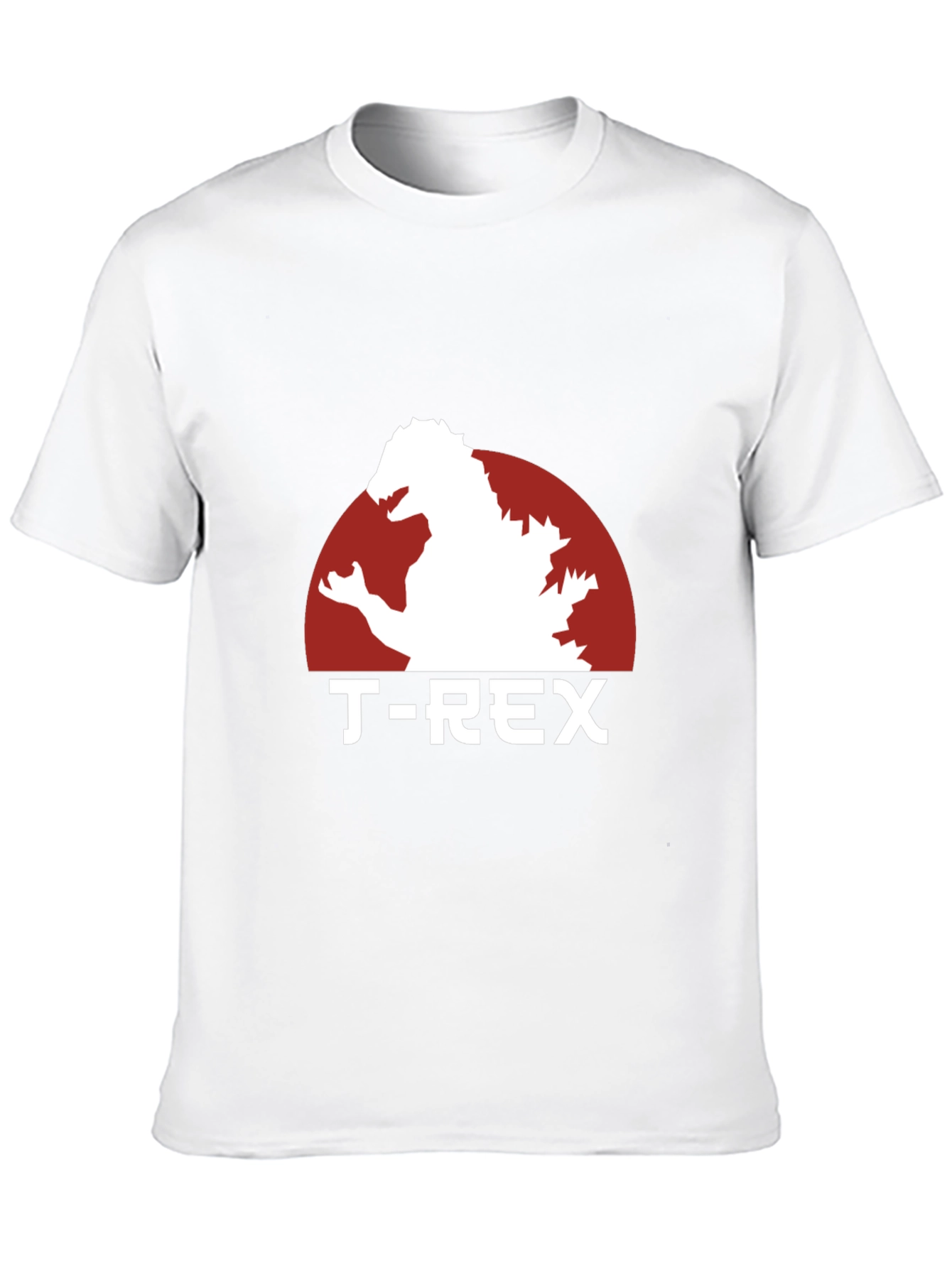 Godzilla T-Rex Graphic Print Black T-Shirt