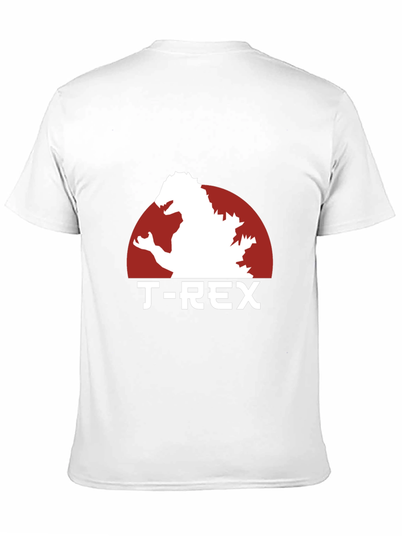 Godzilla T-Rex Graphic Print Black T-Shirt