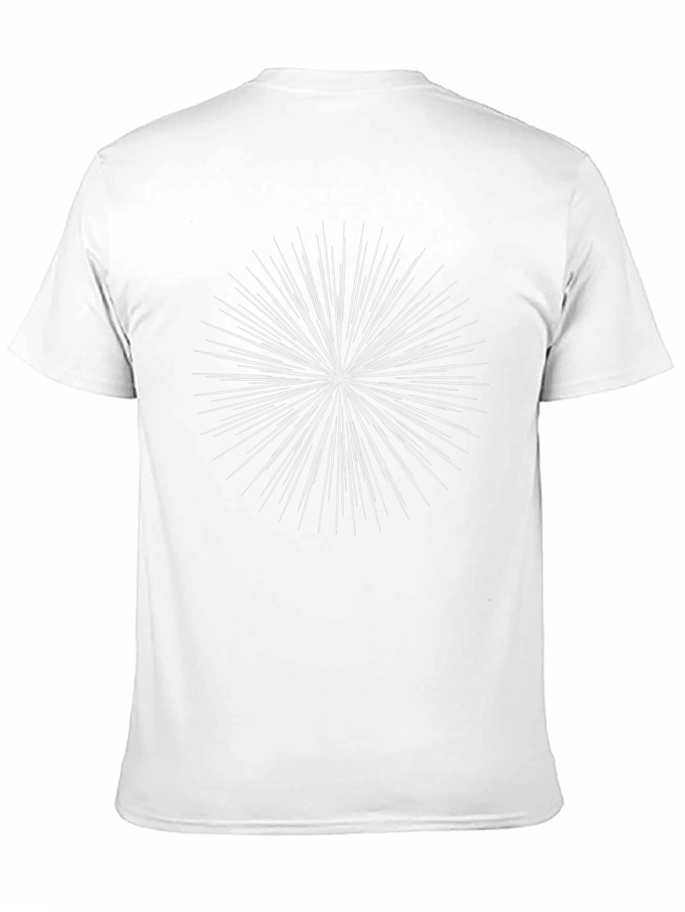 Starburst Graphic Tee - Classic Black Cotton