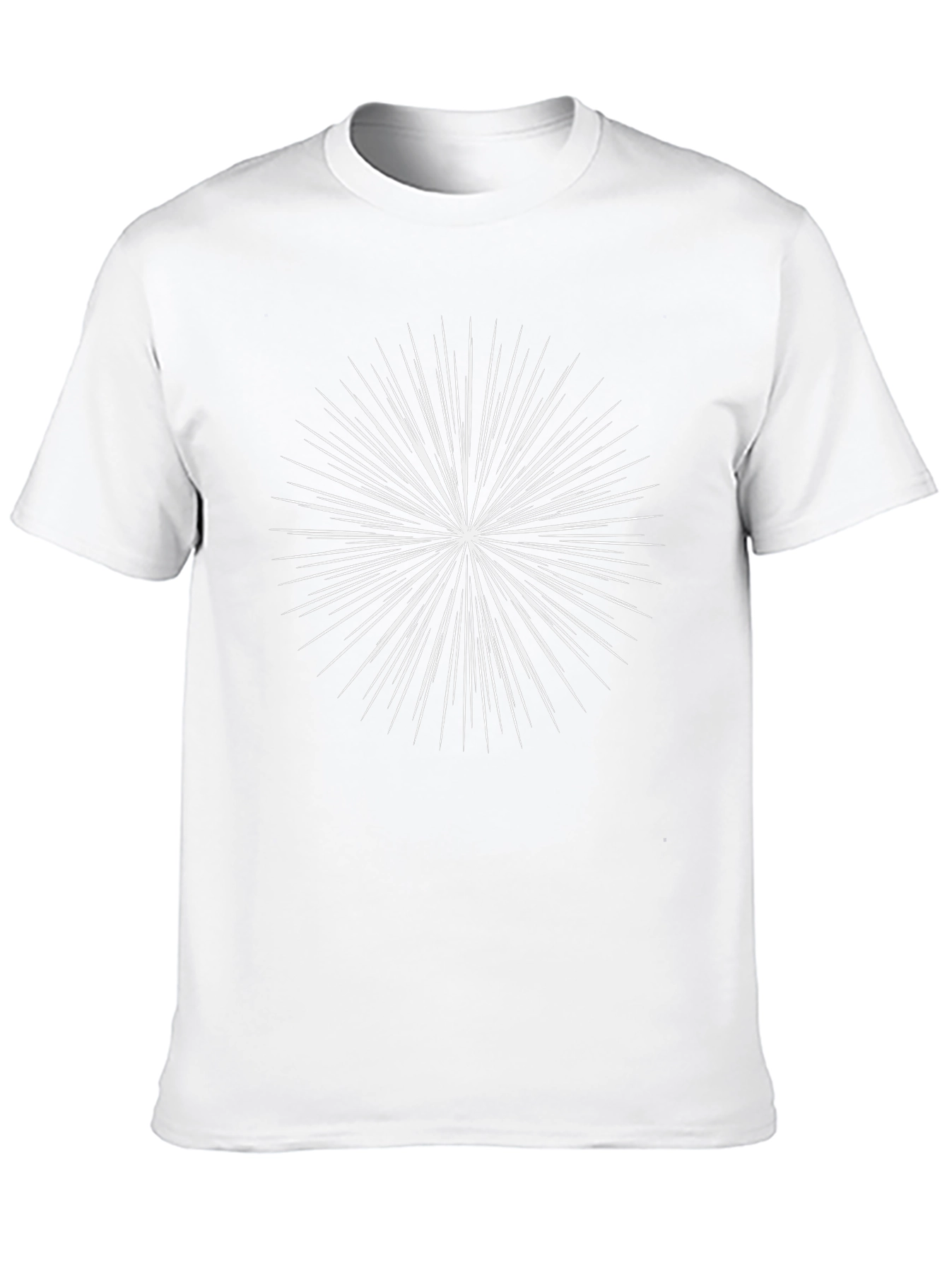 Starburst Graphic Tee - Classic Black Cotton