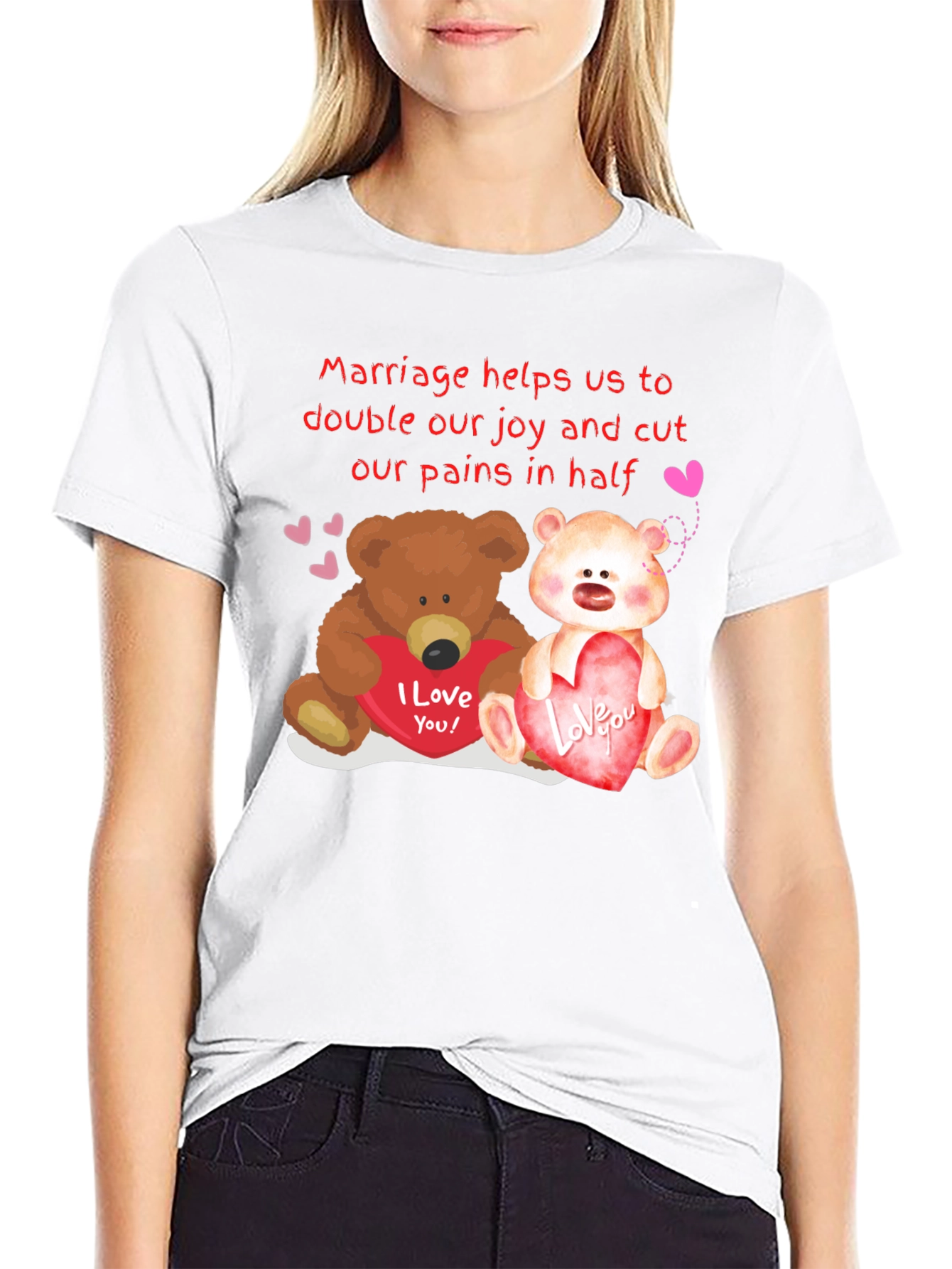 Cute Couple Bears Valentine T-Shirt