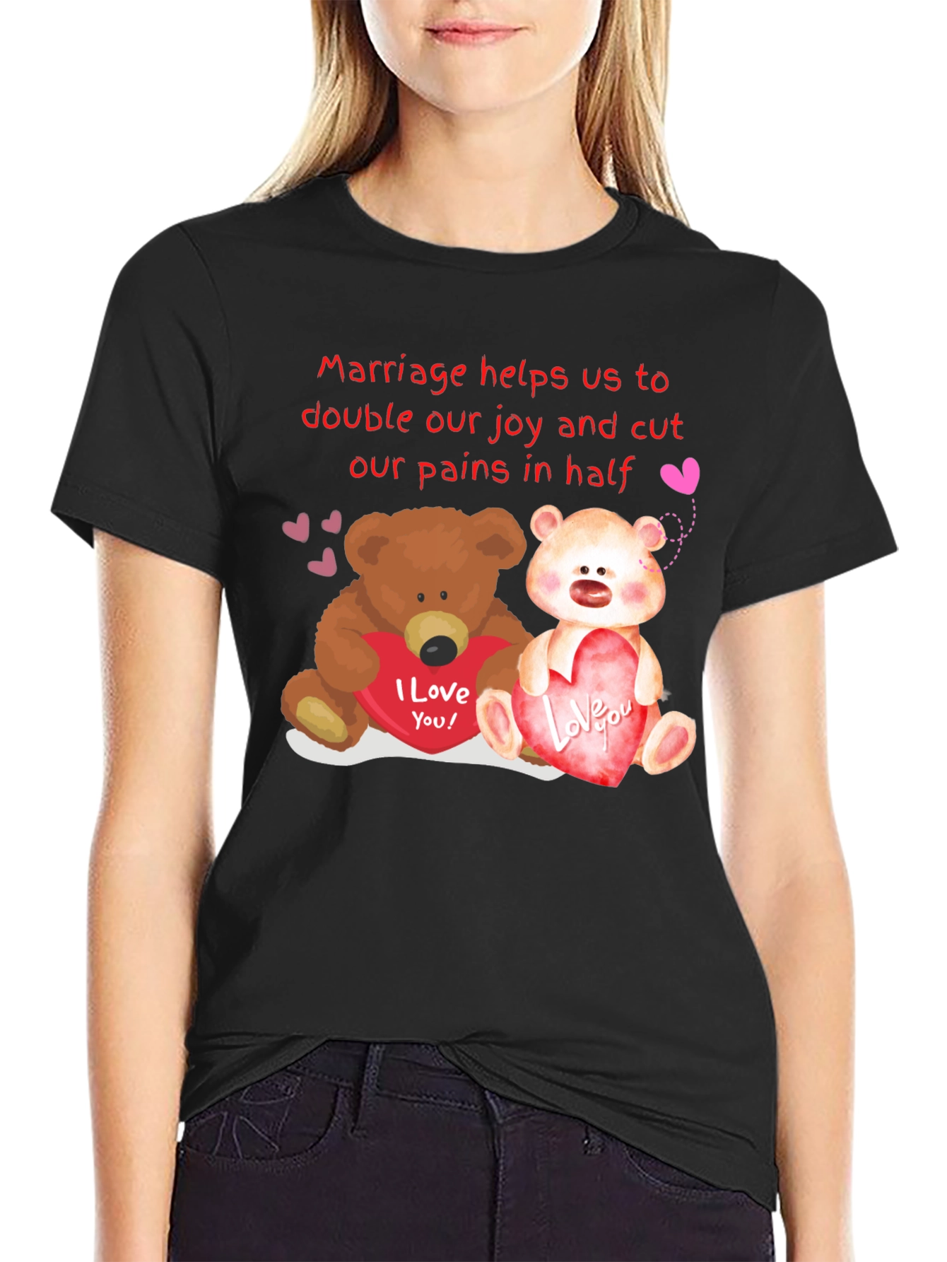 Cute Couple Bears Valentine T-Shirt