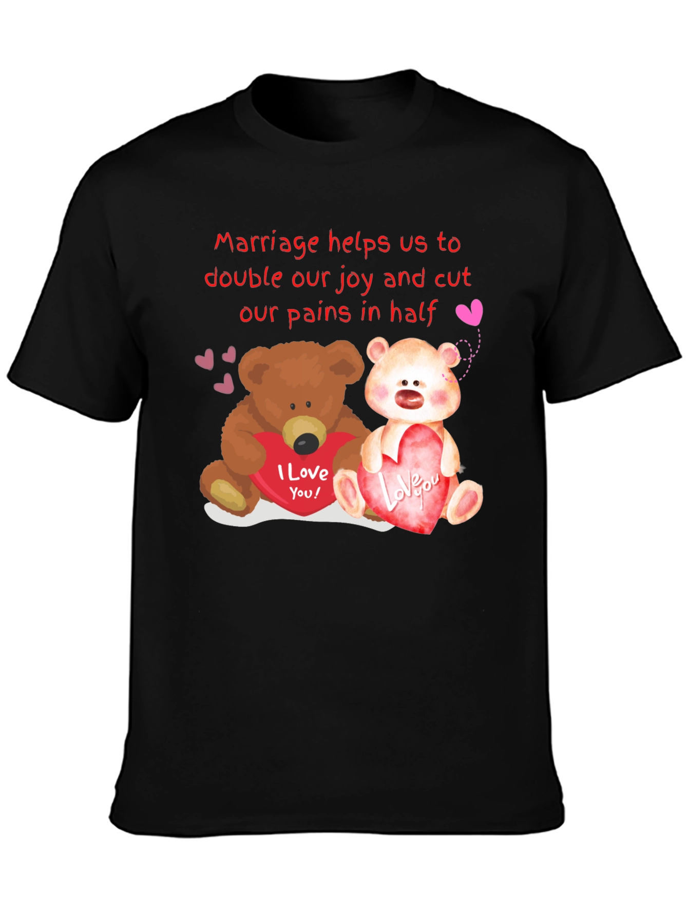 Cute Couple Bears Valentine T-Shirt