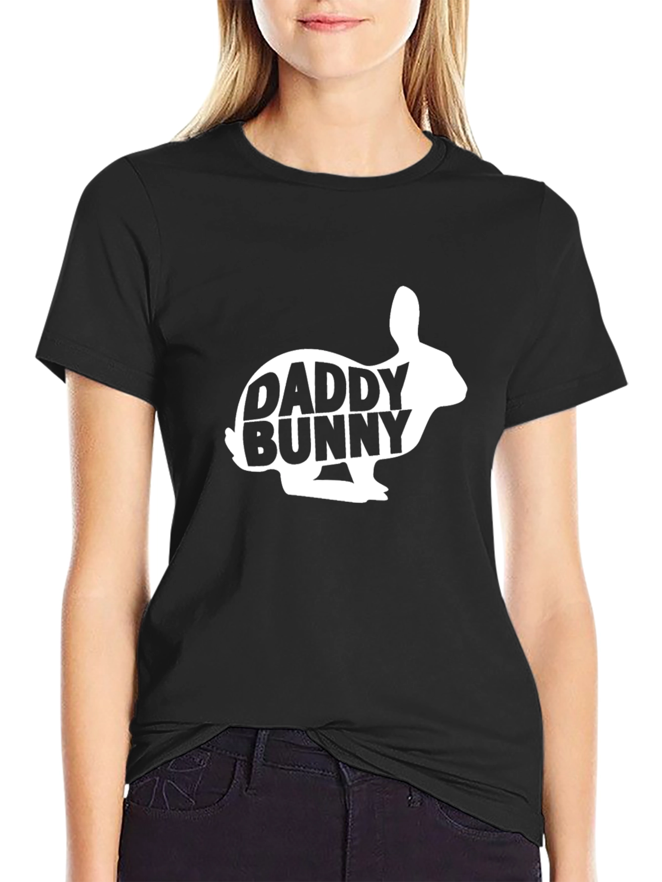 Daddy Bunny Graphic Tee - Soft Cotton Blend