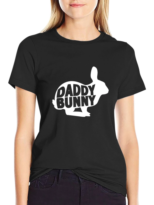 Daddy Bunny Graphic Tee - Soft Cotton Blend