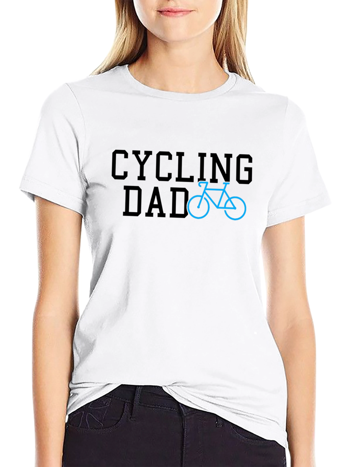 Cycling Dad Graphic Tee - Bike Lovers T-Shirt