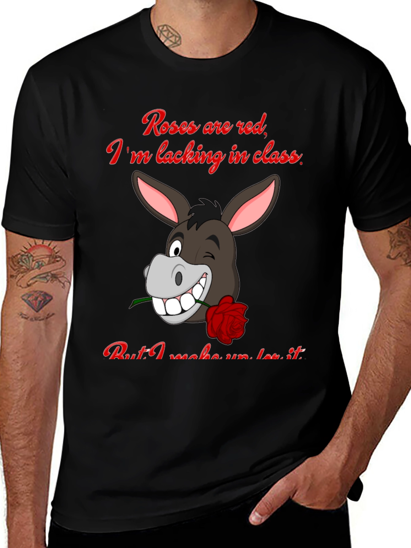 Roses are Red Mens Graphic T-Shirt