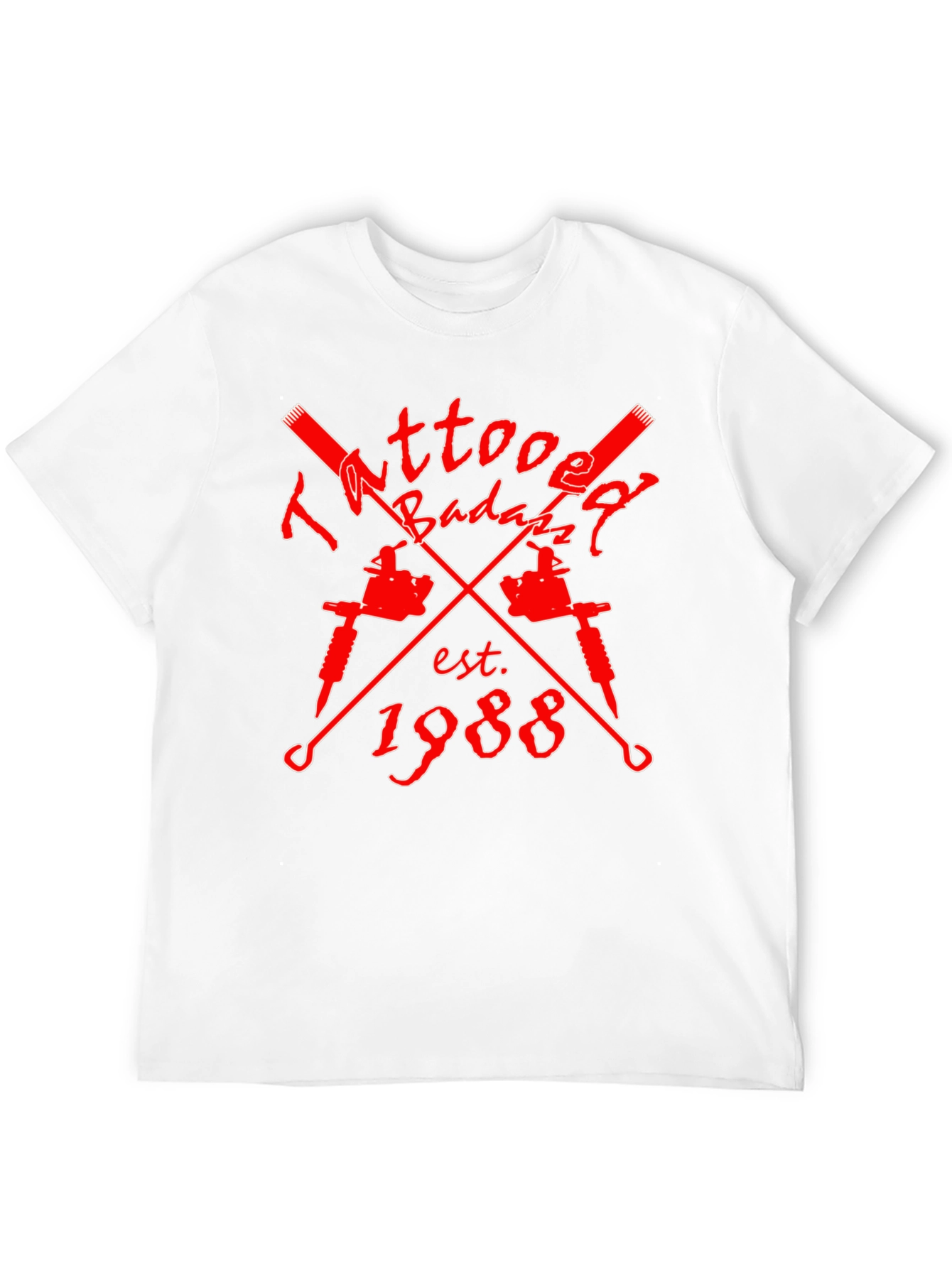 Tattoo Badazz Est 1988 Black Graphic Tee