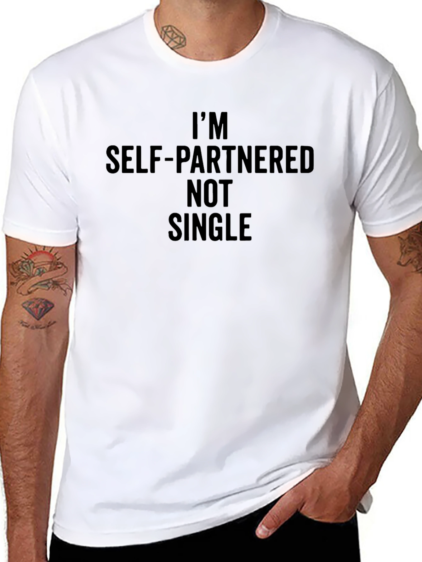 Self-Partnered Not Single Graphic Tee