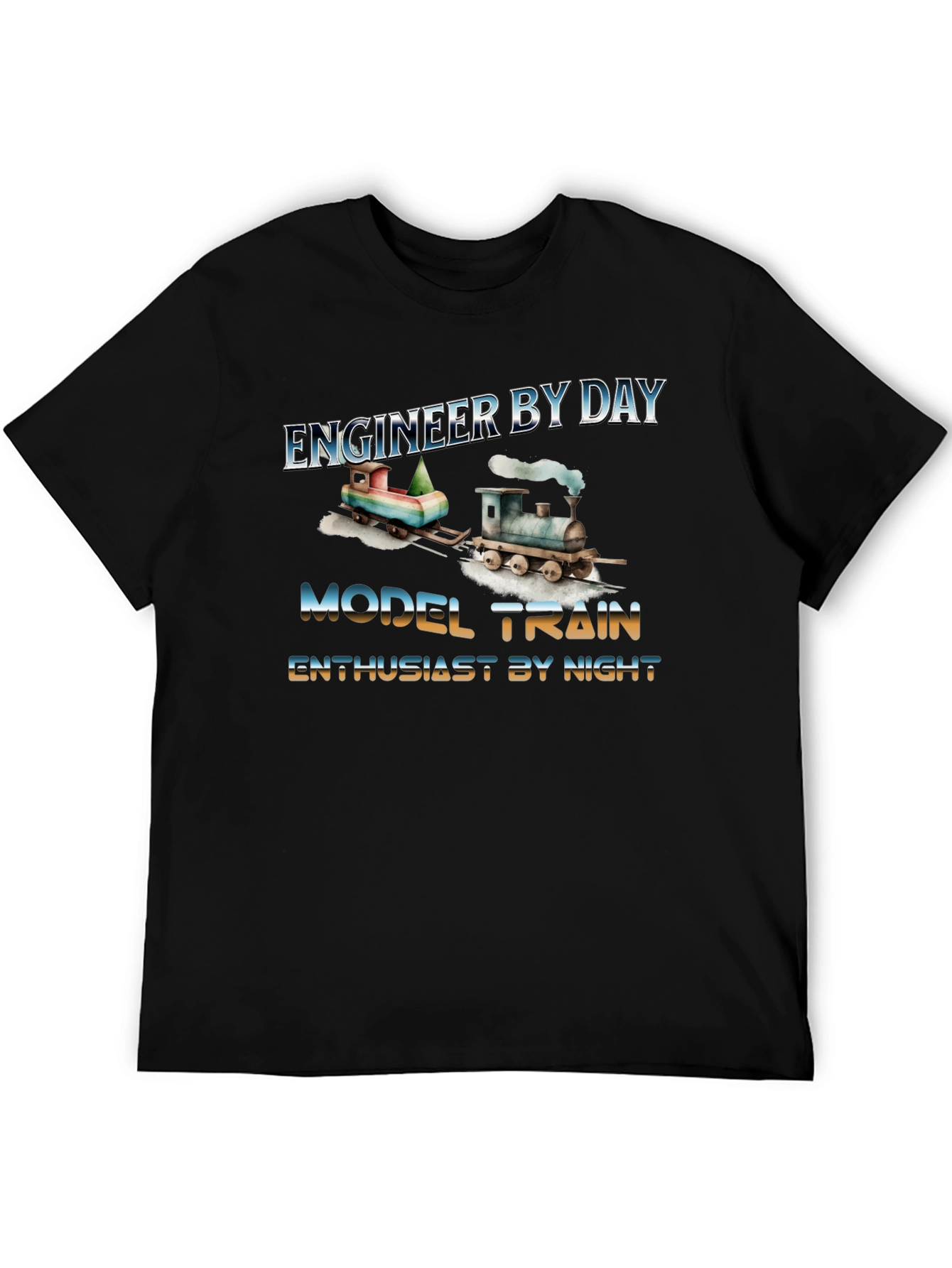 Engineer By Day Model Train Enthusiast T-Shirt