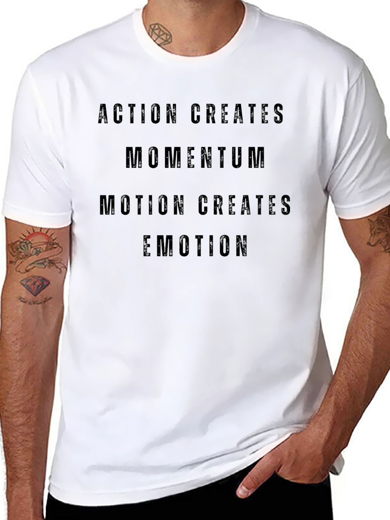 Action Creates Momentum Graphic Tee
