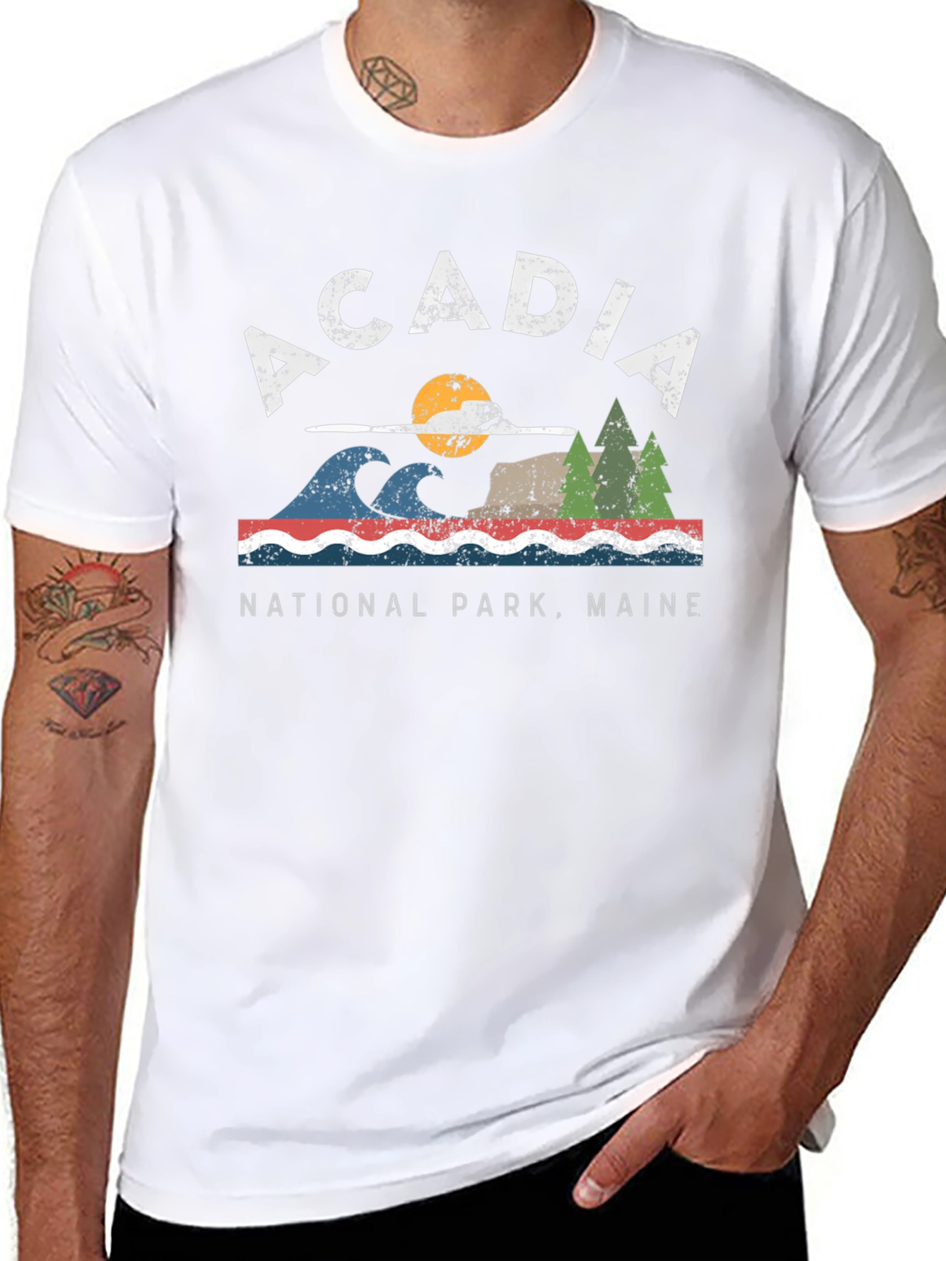 Acadia National Park Maine Graphic Tee