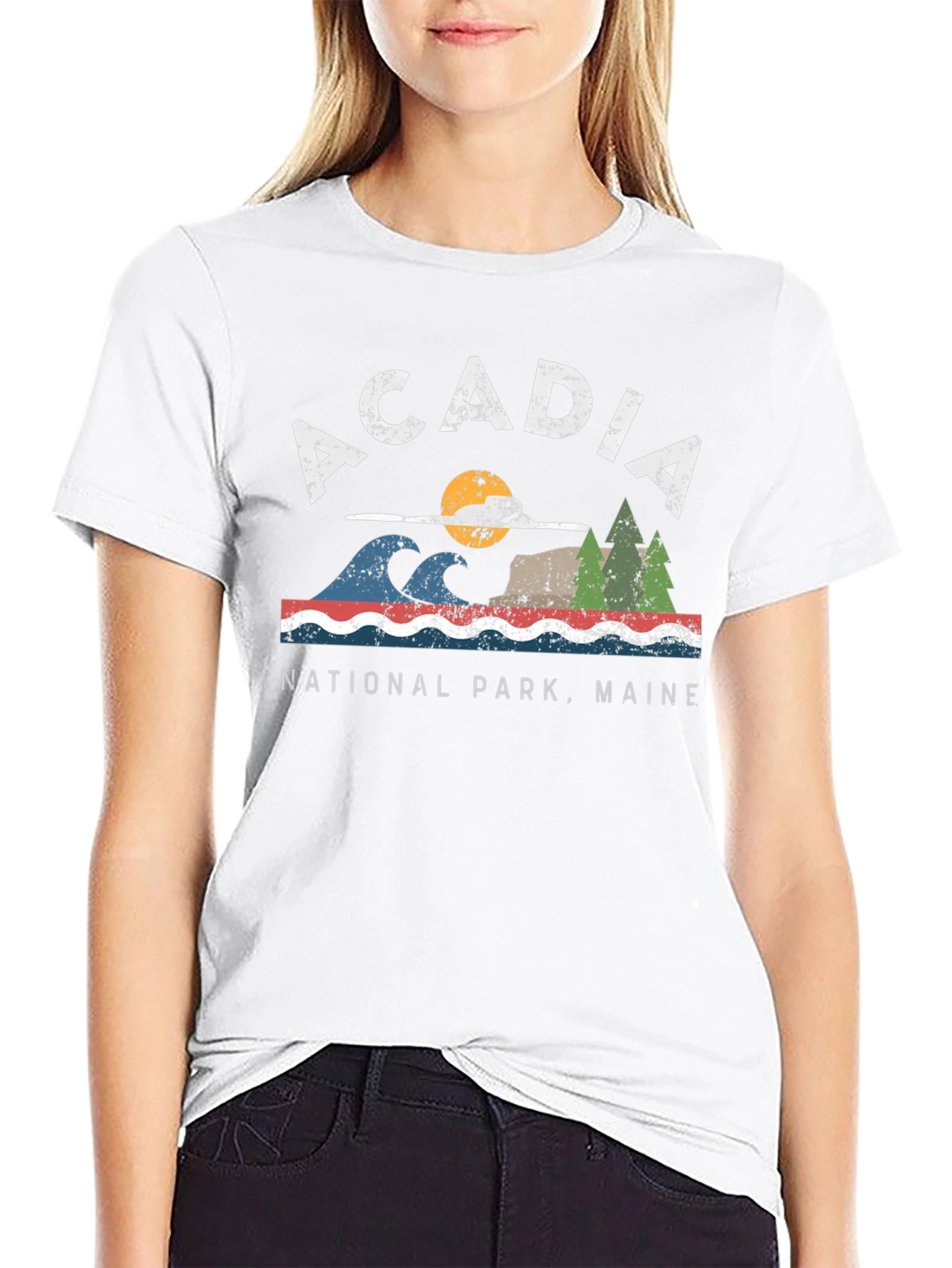 Acadia National Park Maine Graphic Tee