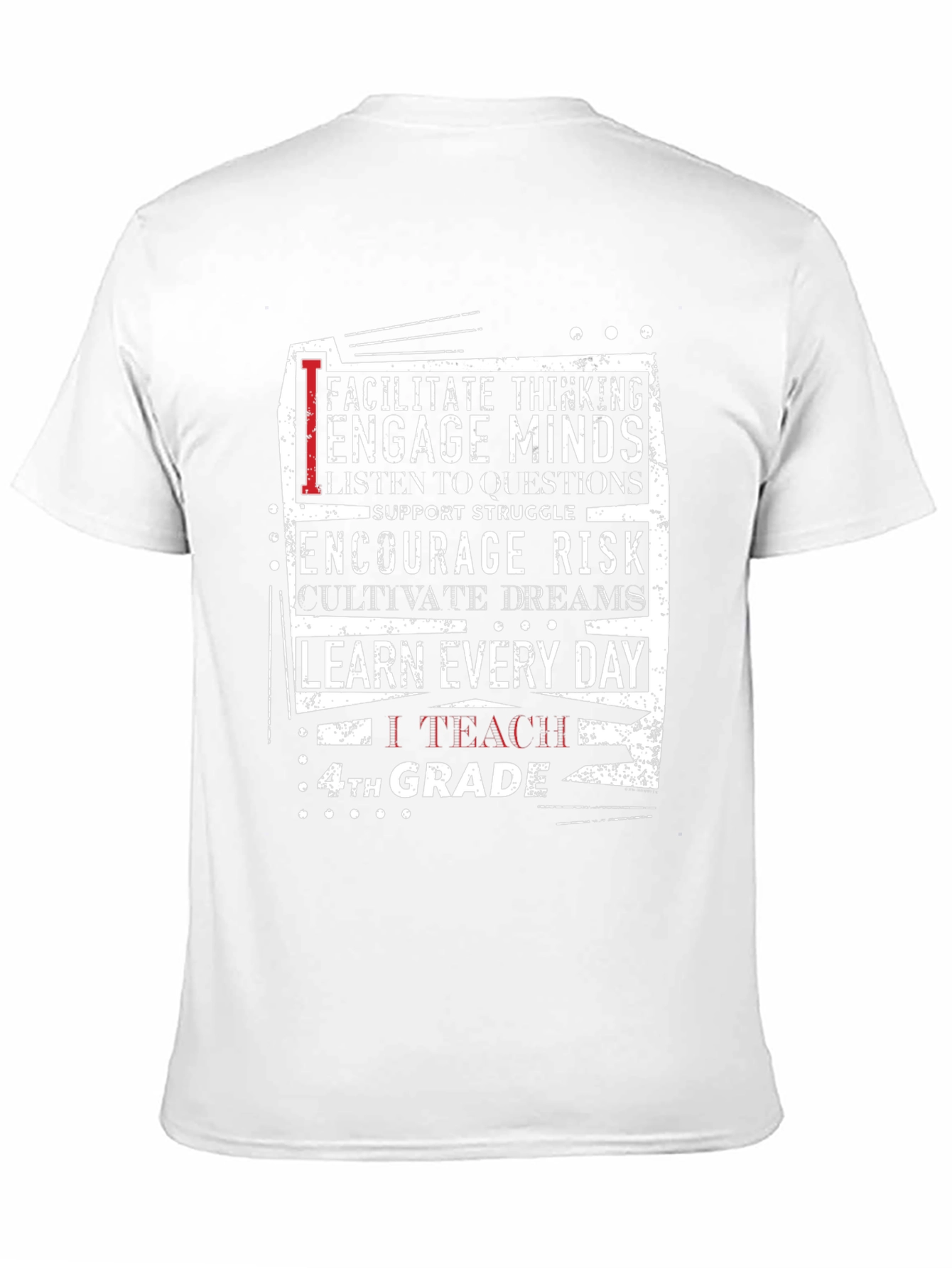 Teacher 4th Grade T-Shirt - Encourage Minds & Dreams