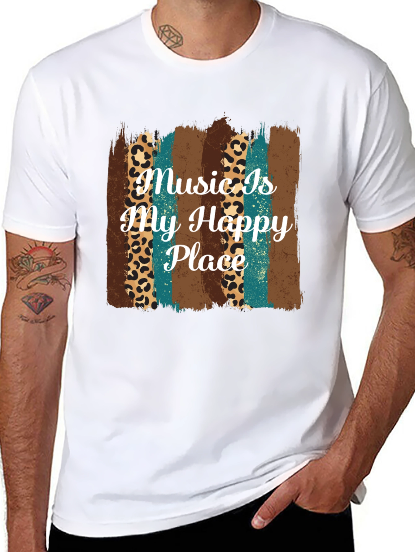 Music Is My Happy Place T-Shirt