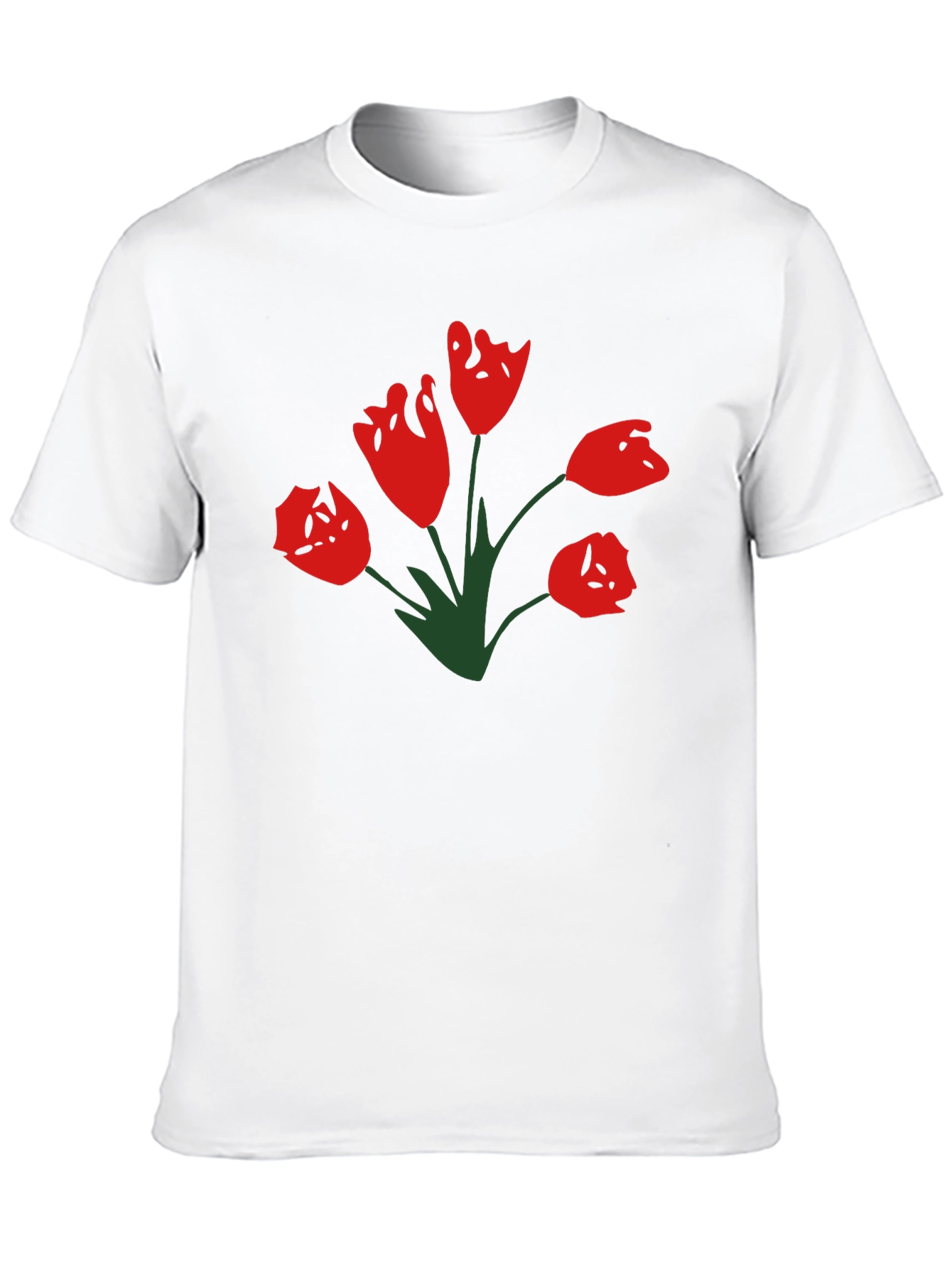 Tulip Graphic T-Shirt - Black