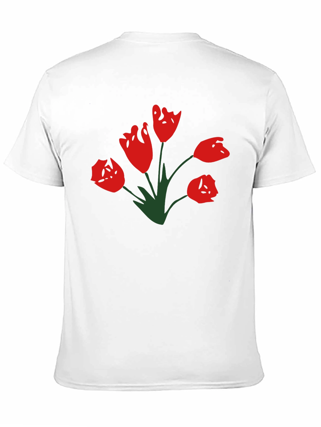 Tulip Graphic T-Shirt - Black