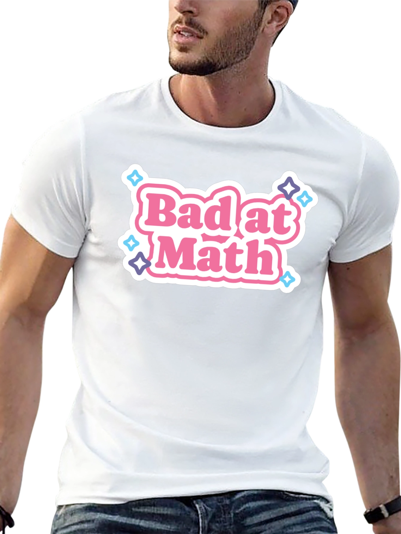 Bad at Math Graphic T-Shirt - Fun & Stylish