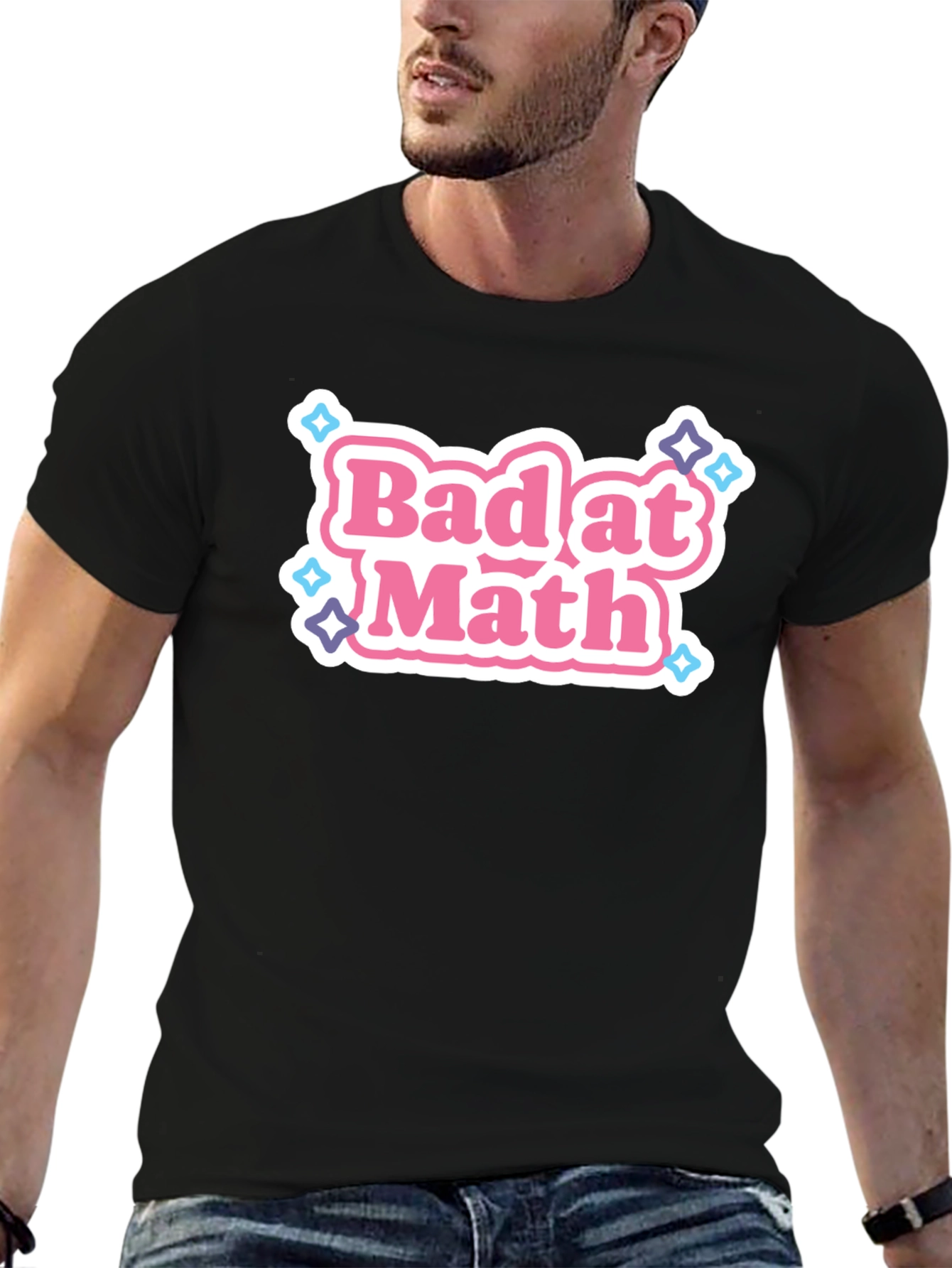 Bad at Math Graphic T-Shirt - Fun & Stylish