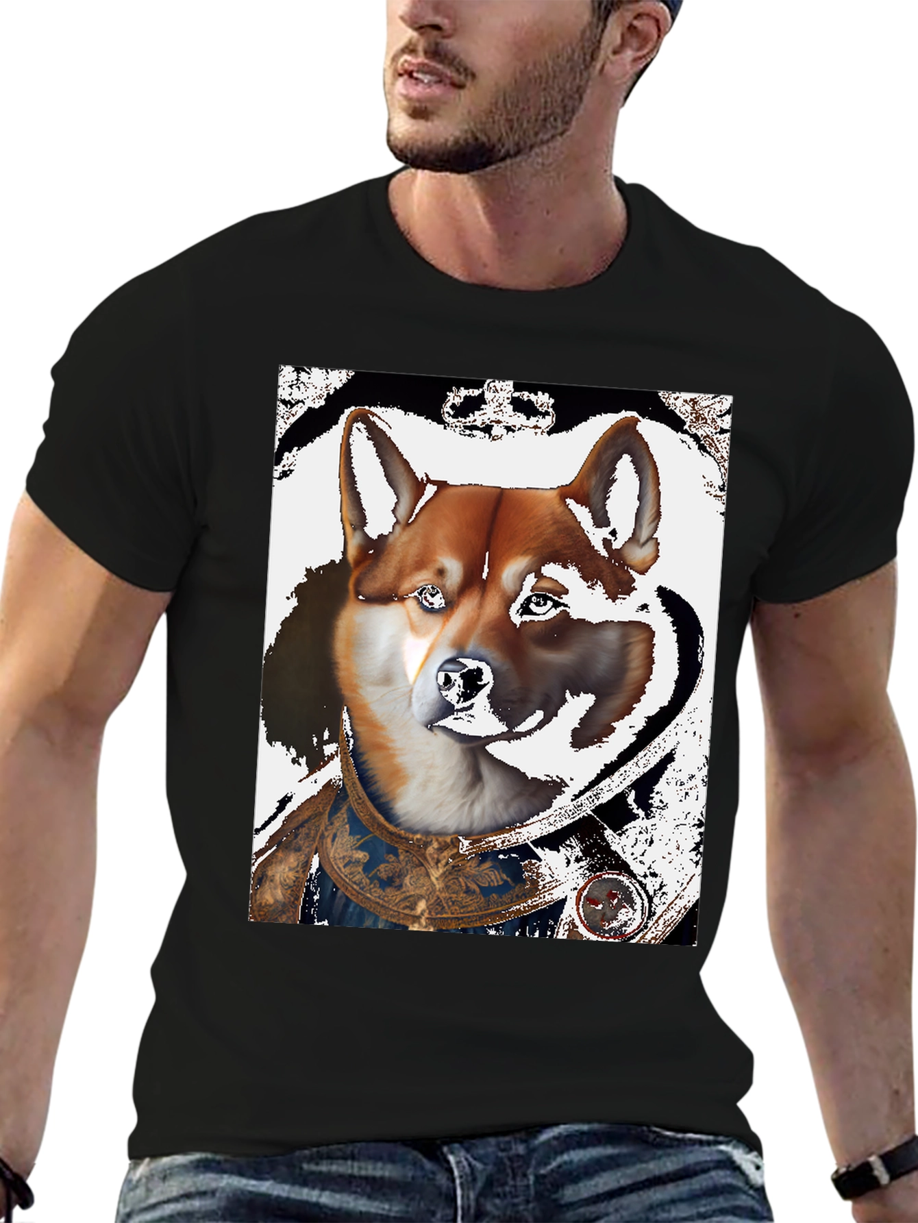 Royal Shiba Inu T-Shirt - Unique Dog Design