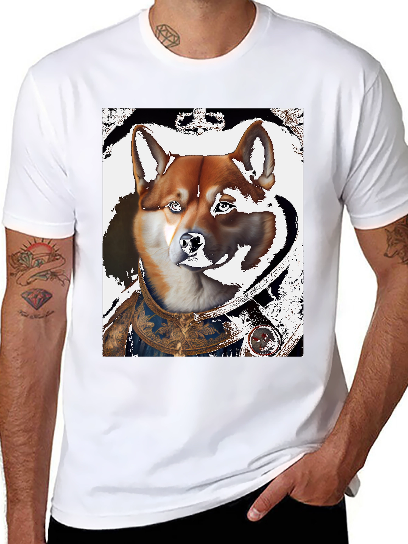 Royal Shiba Inu T-Shirt - Unique Dog Design