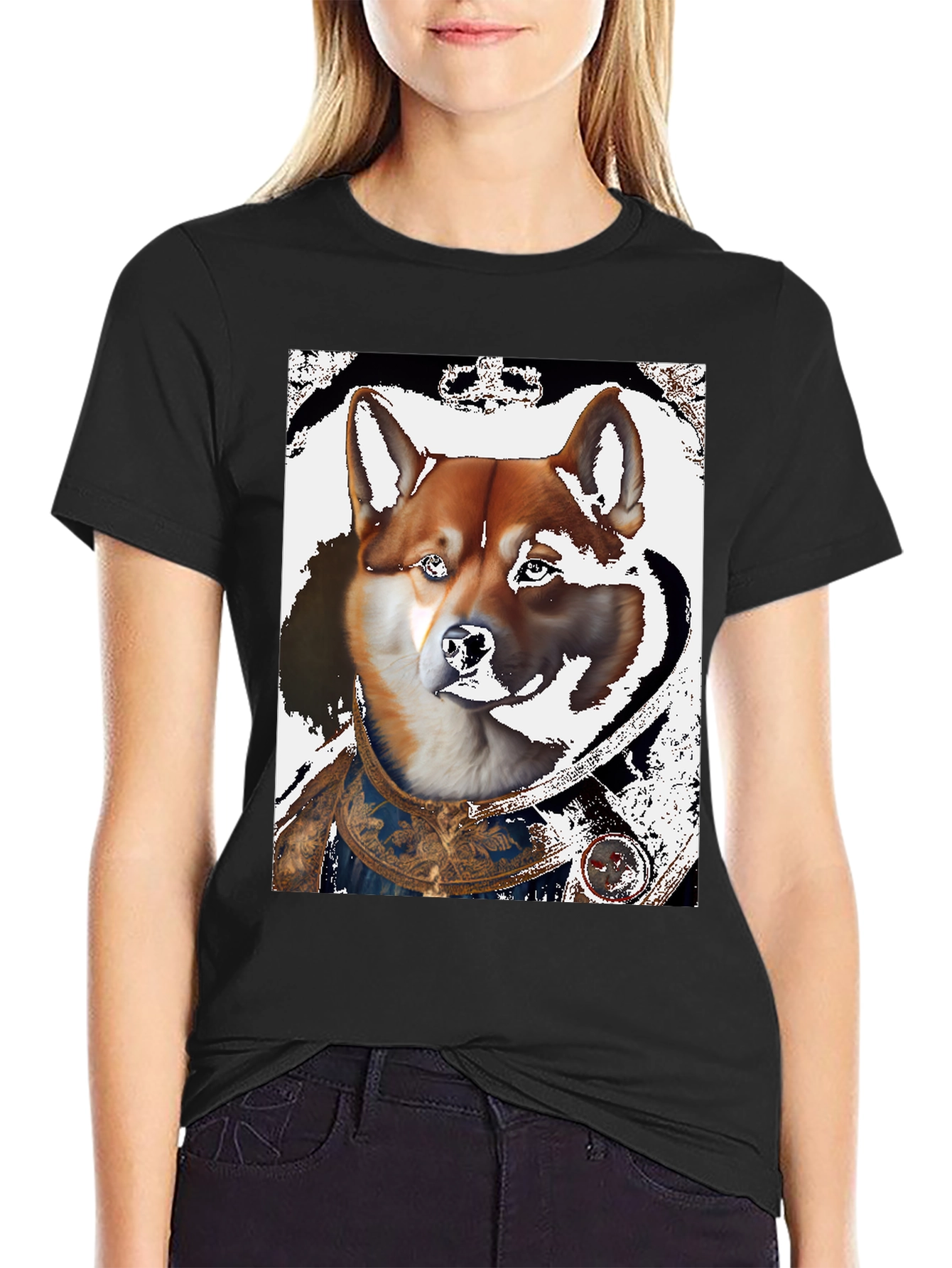 Royal Shiba Inu T-Shirt - Unique Dog Design