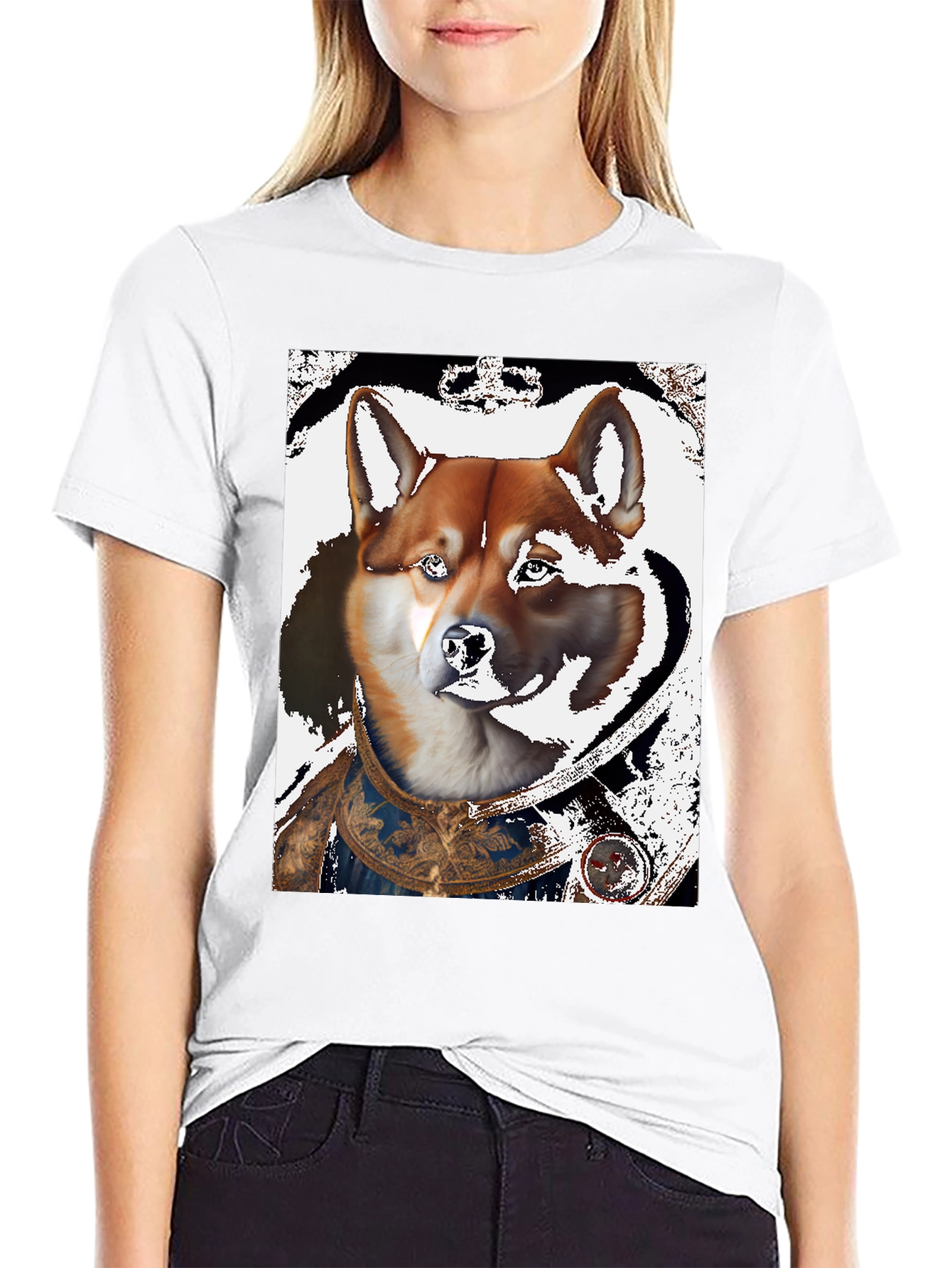 Royal Shiba Inu T-Shirt - Unique Dog Design