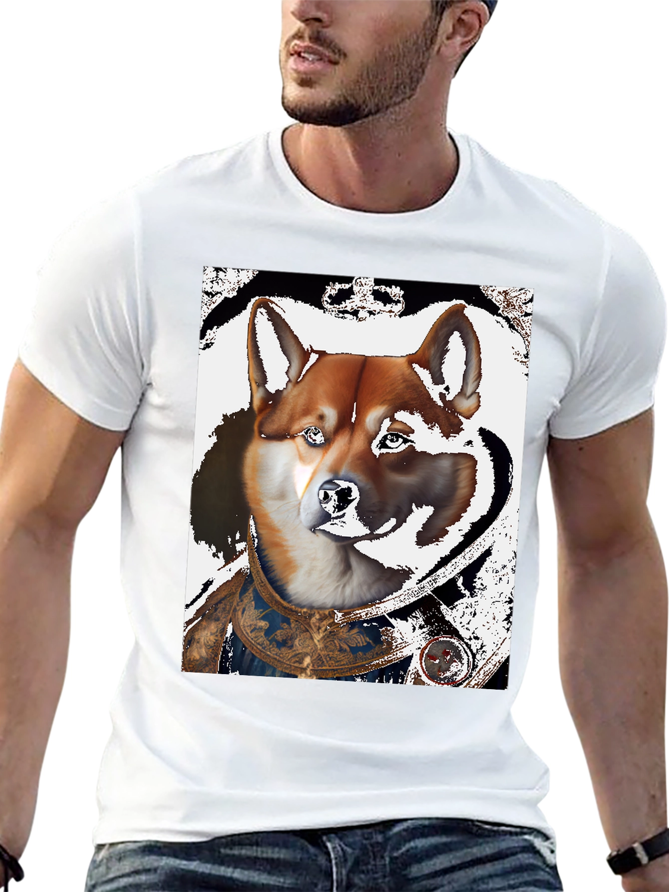 Royal Shiba Inu T-Shirt - Unique Dog Design