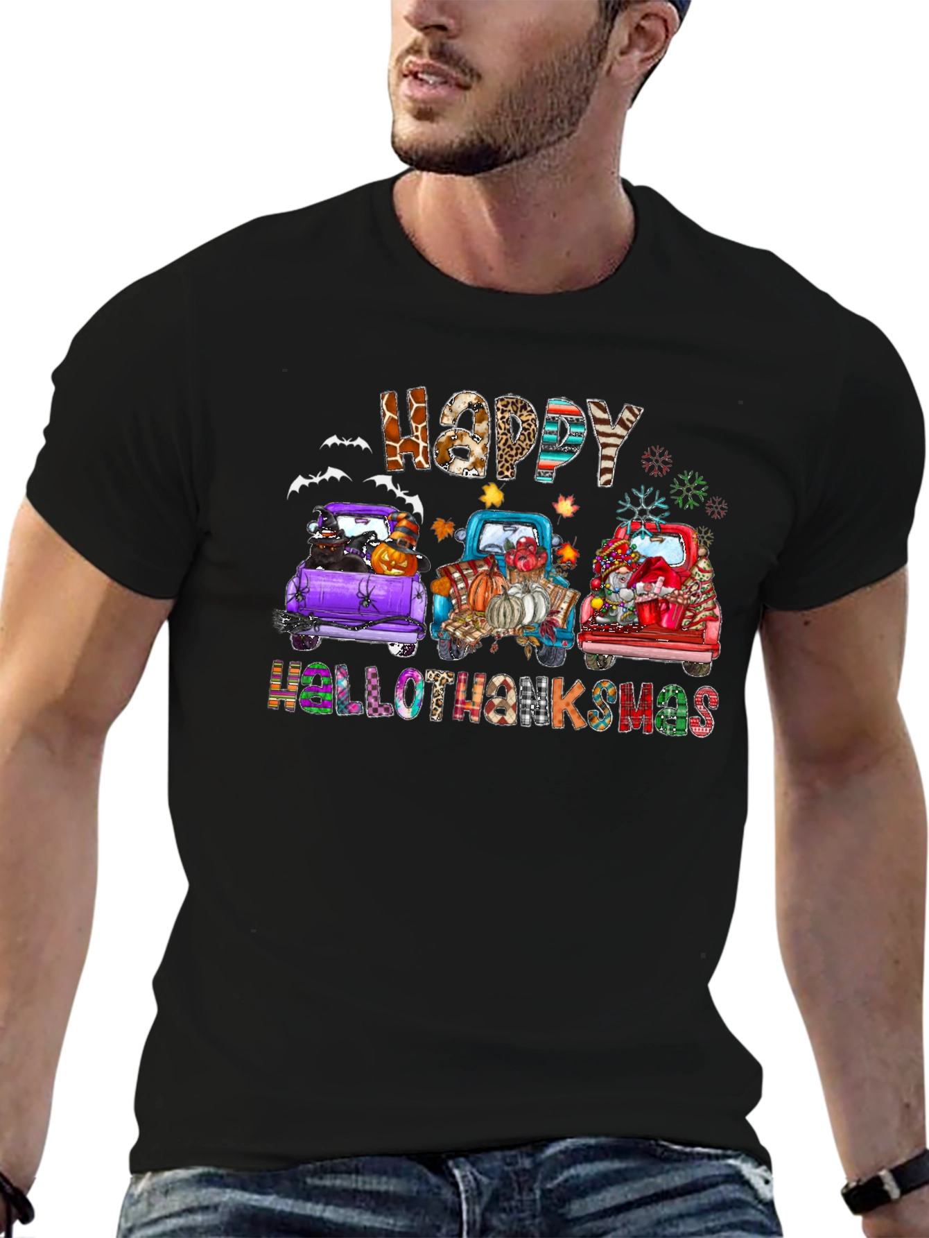 Hollothanksmas Truck T-Shirt