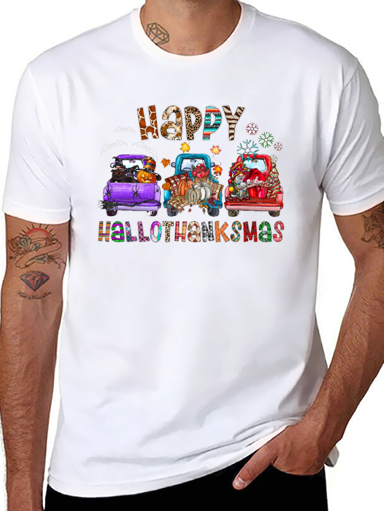 Hollothanksmas Truck T-Shirt