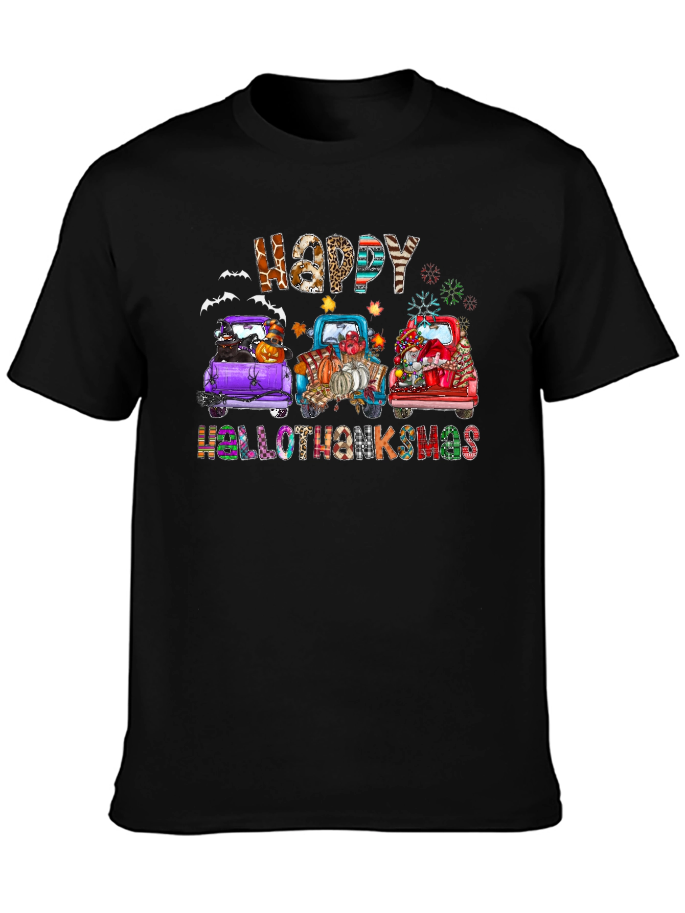 Hollothanksmas Truck T-Shirt