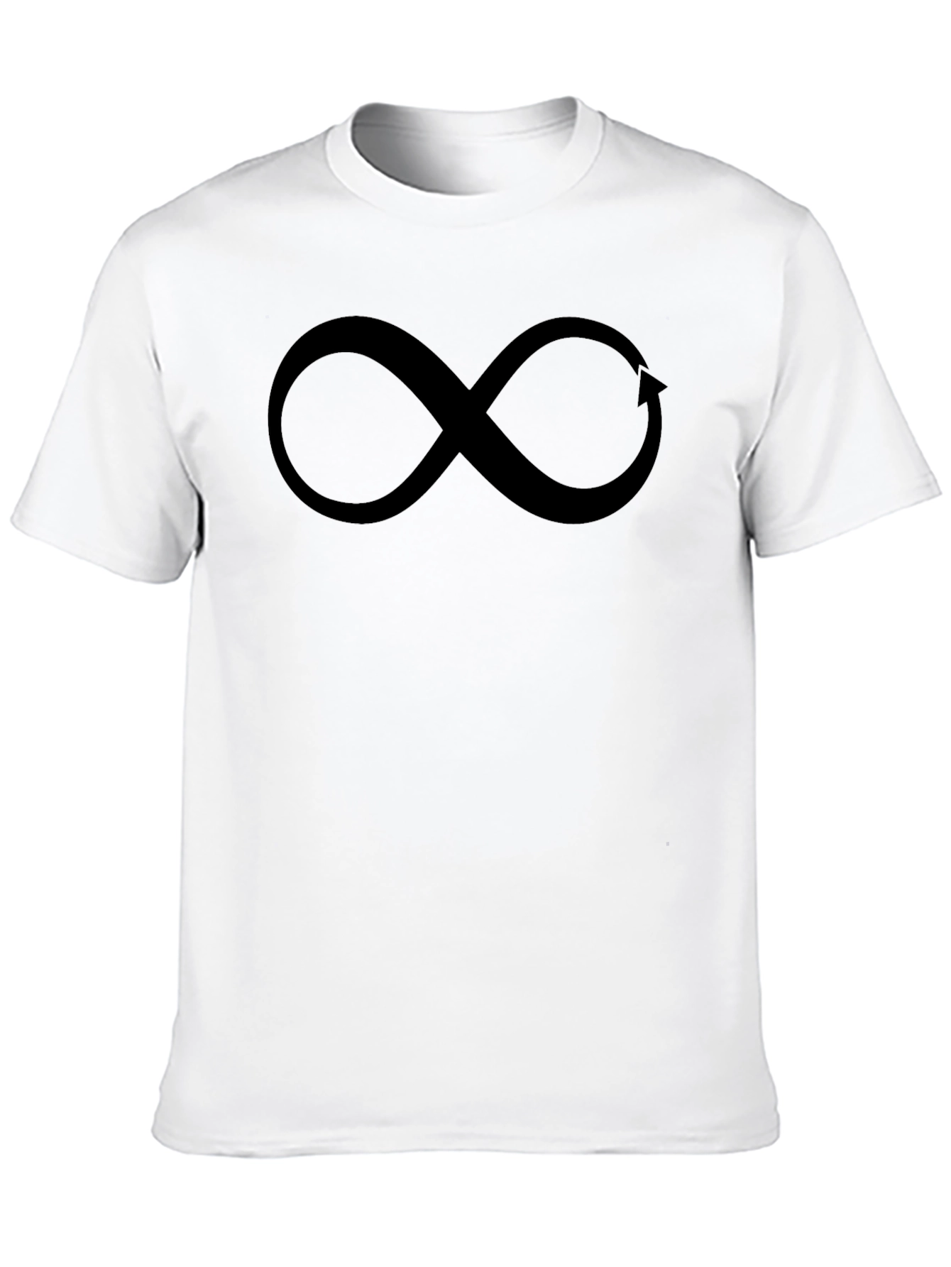 Infinity Loop Arrow T-Shirt - Black