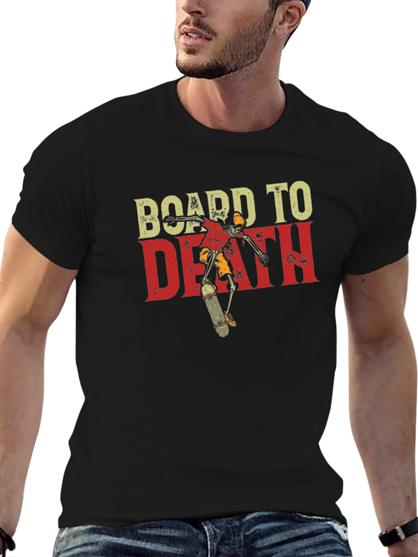 Board to Death Graphic T-Shirt