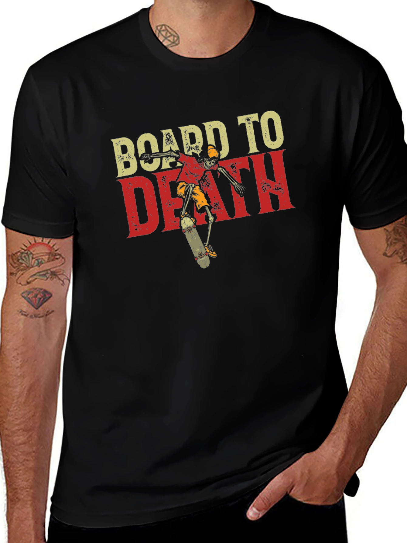 Board to Death Graphic T-Shirt