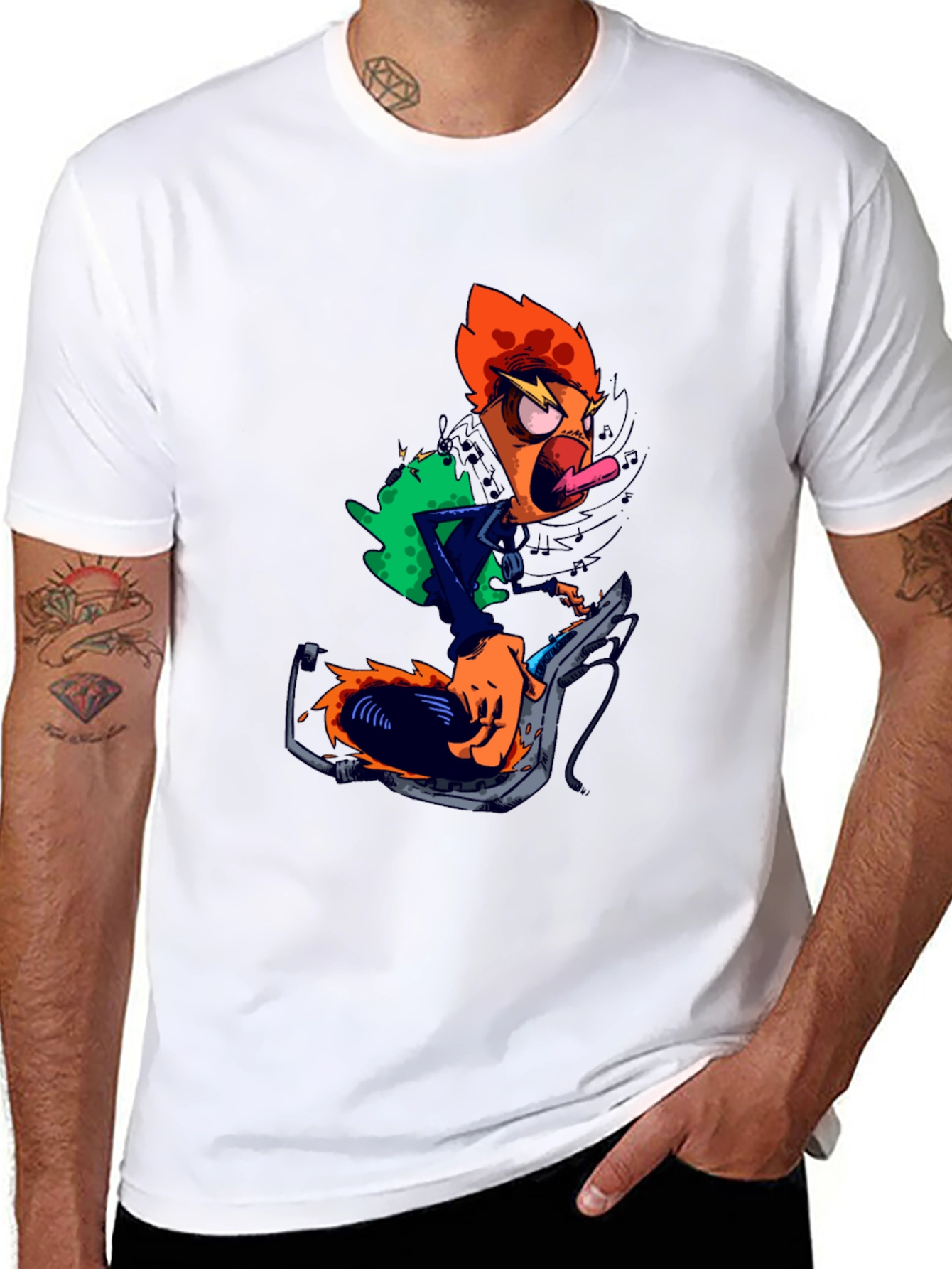 Edgy Cartoon Character T-Shirt