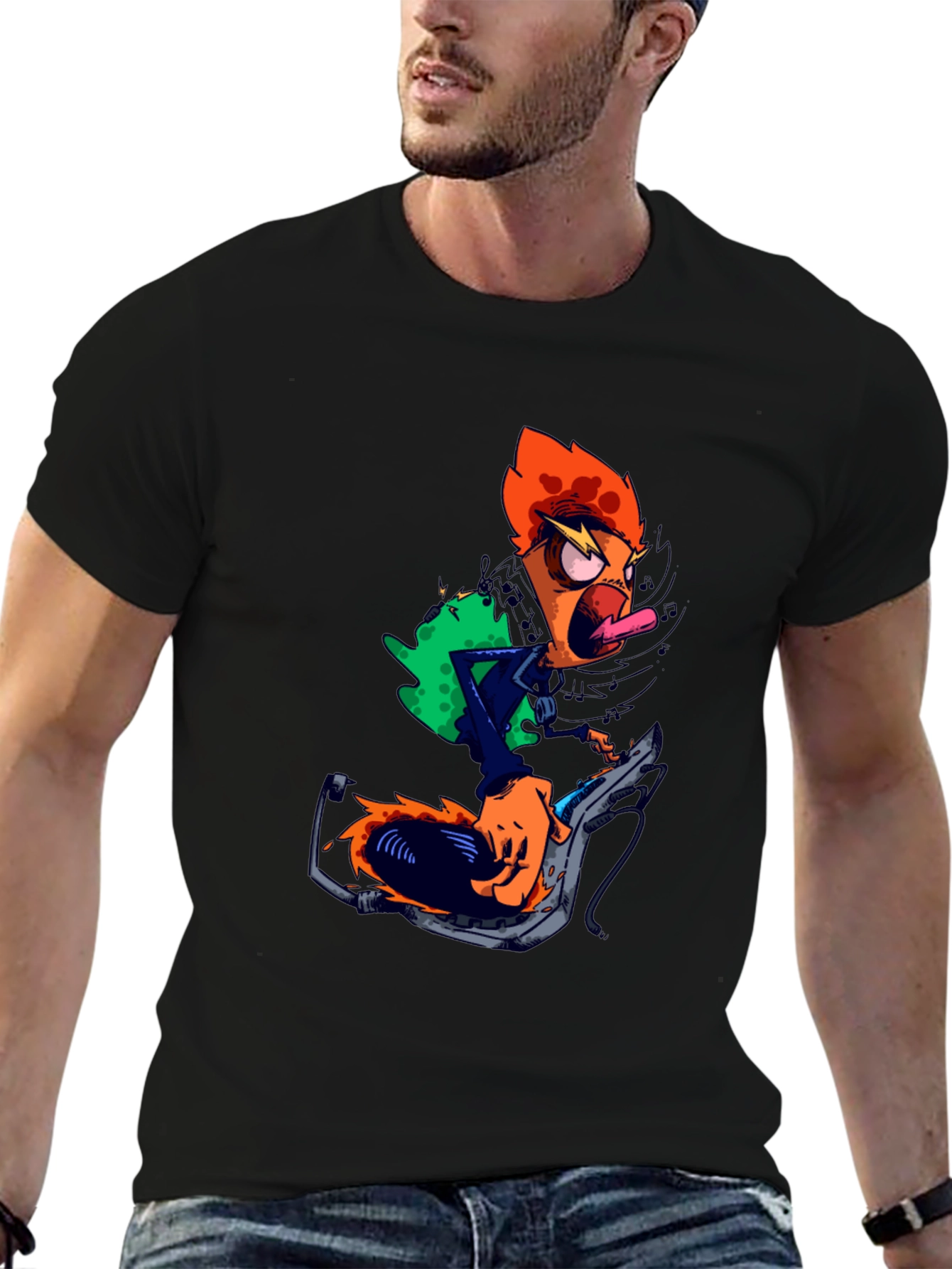 Edgy Cartoon Character T-Shirt