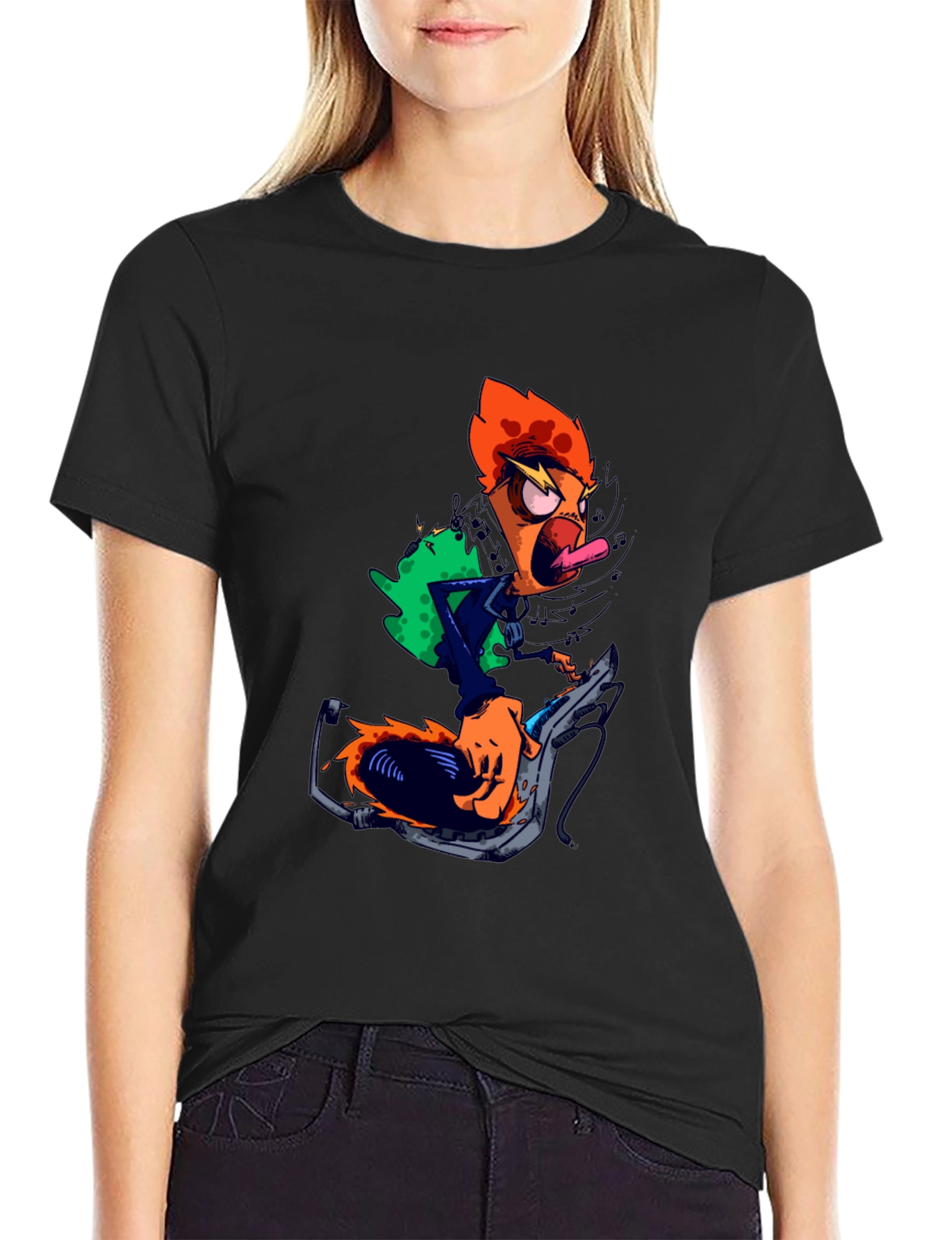 Edgy Cartoon Character T-Shirt