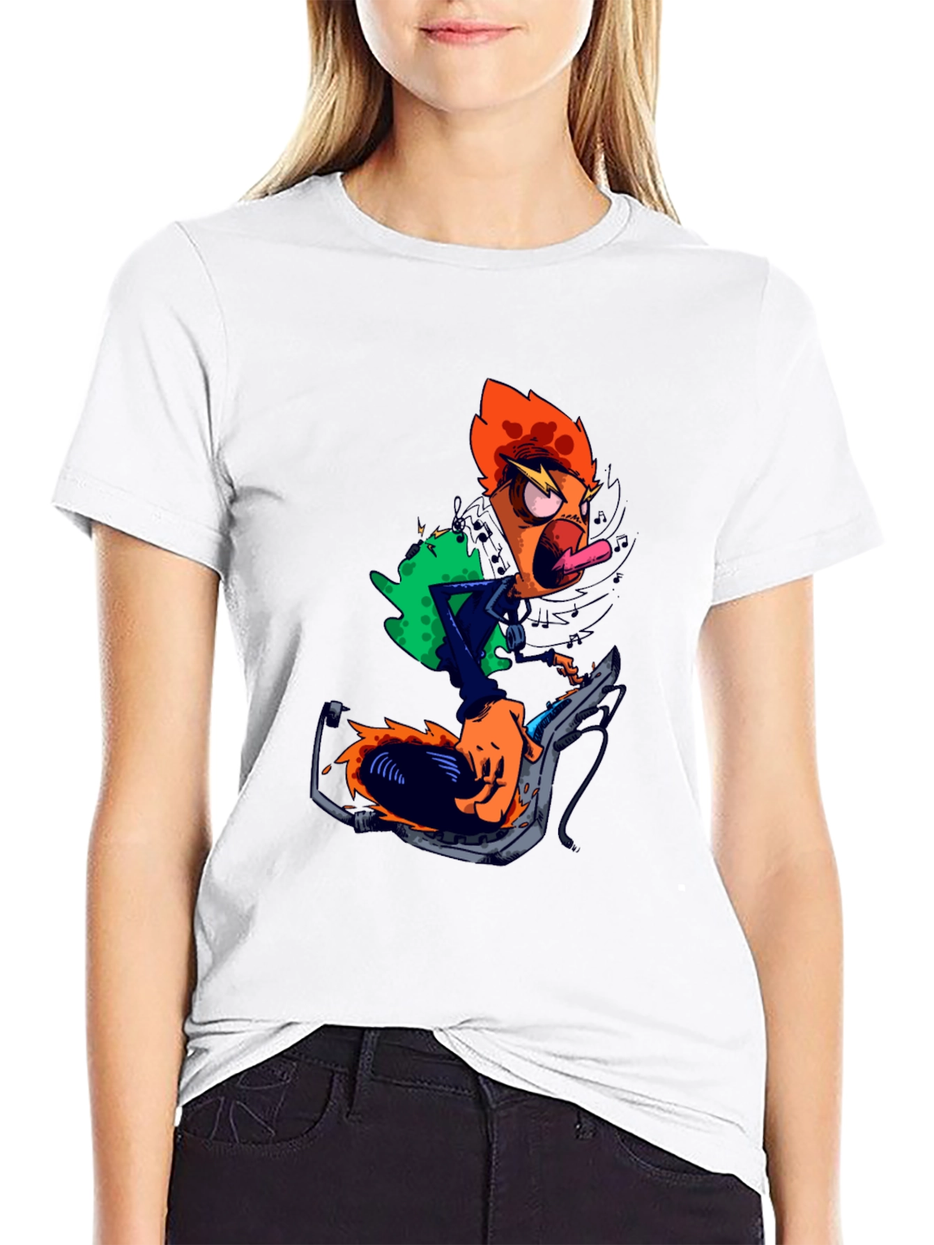 Edgy Cartoon Character T-Shirt