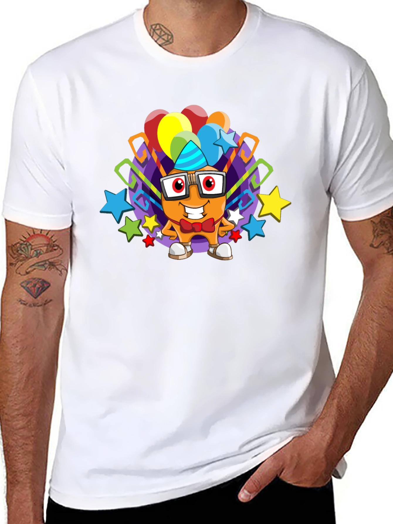 Cartoon Character Graphic T-Shirt