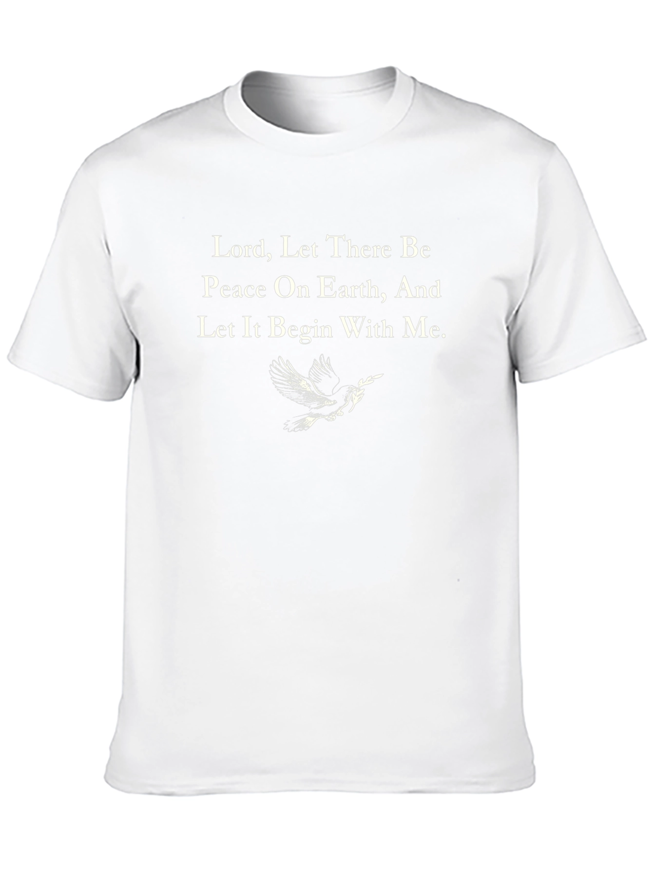 Peace On Earth Graphic Tee - Black