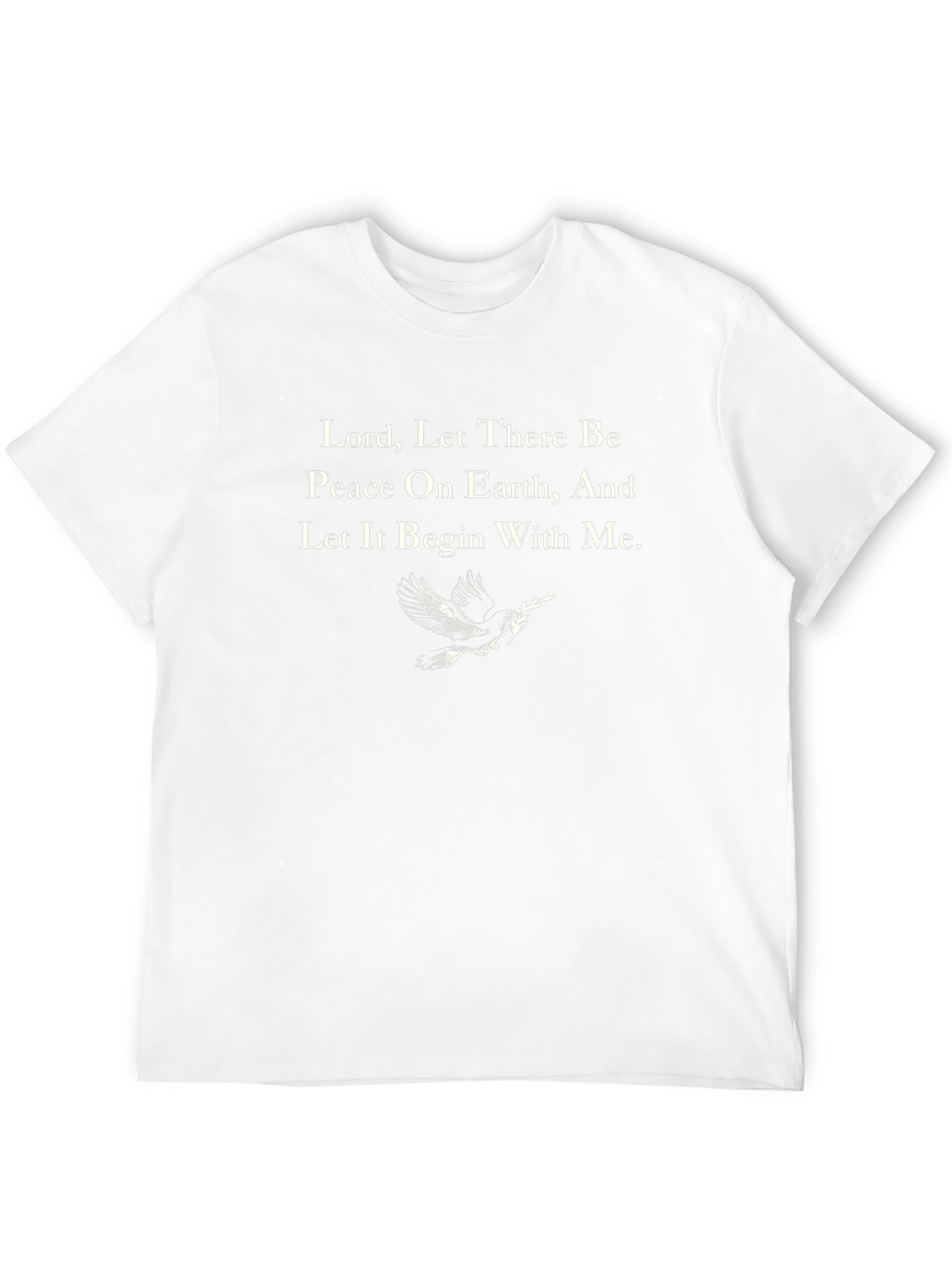 Peace On Earth Graphic Tee - Black