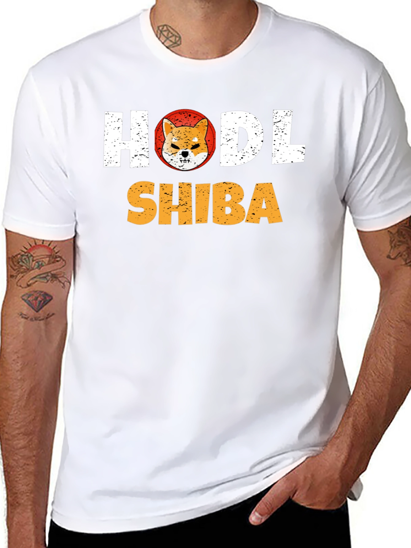 HODL Shiba Crypto T-Shirt - Meme Tee