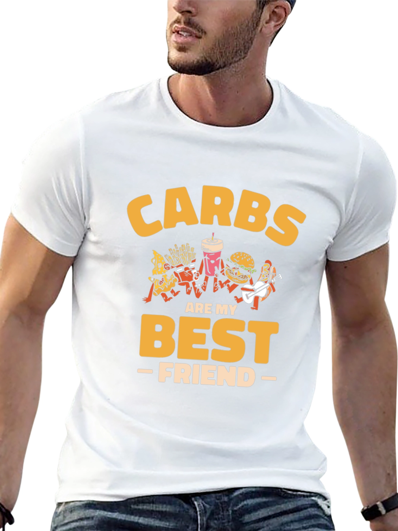 Carbs Are My Best Friend Graphic Tee