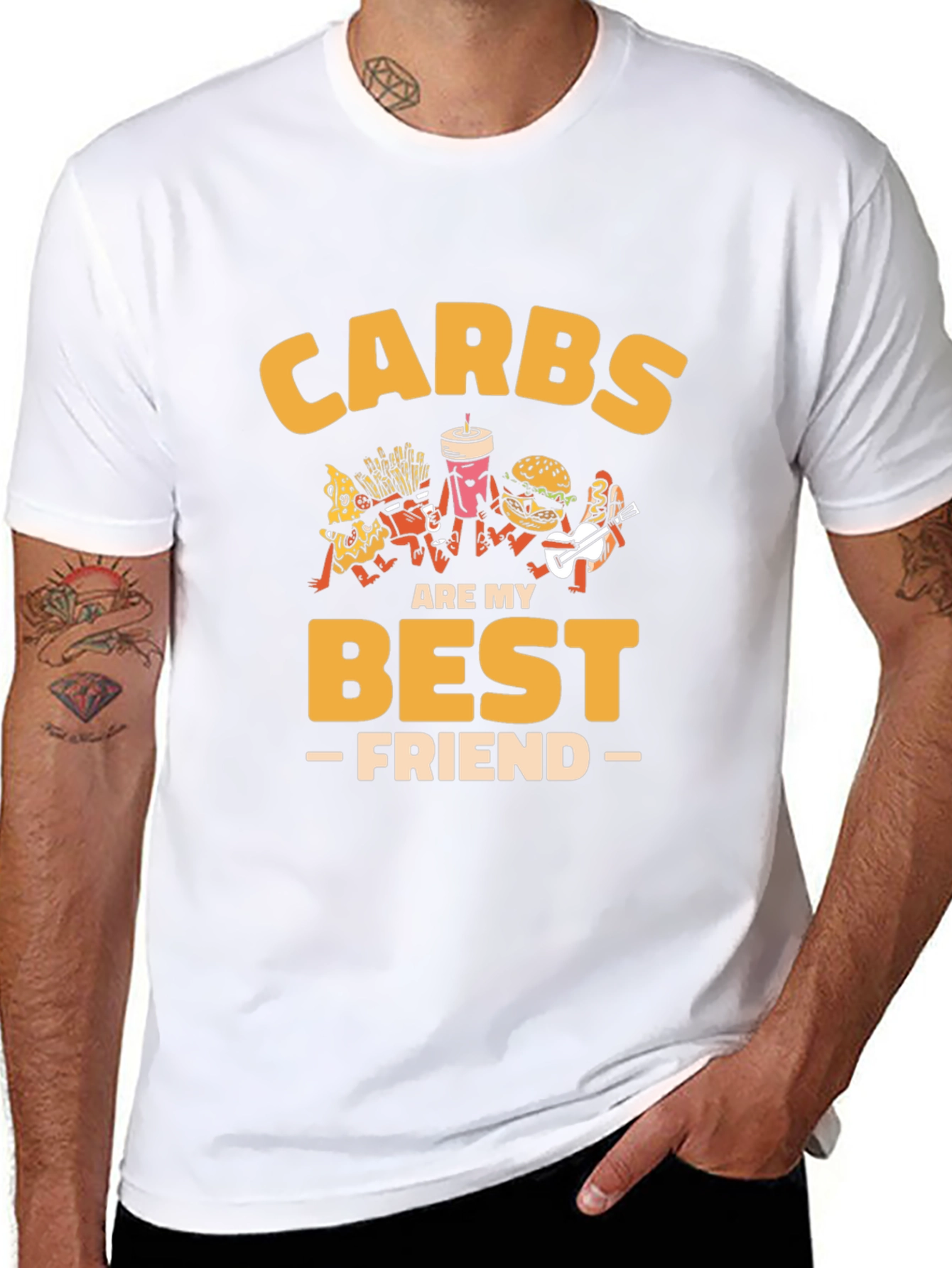 Carbs Are My Best Friend Graphic Tee