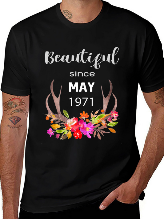 Beautiful Since May 1971 Graphic T-Shirt