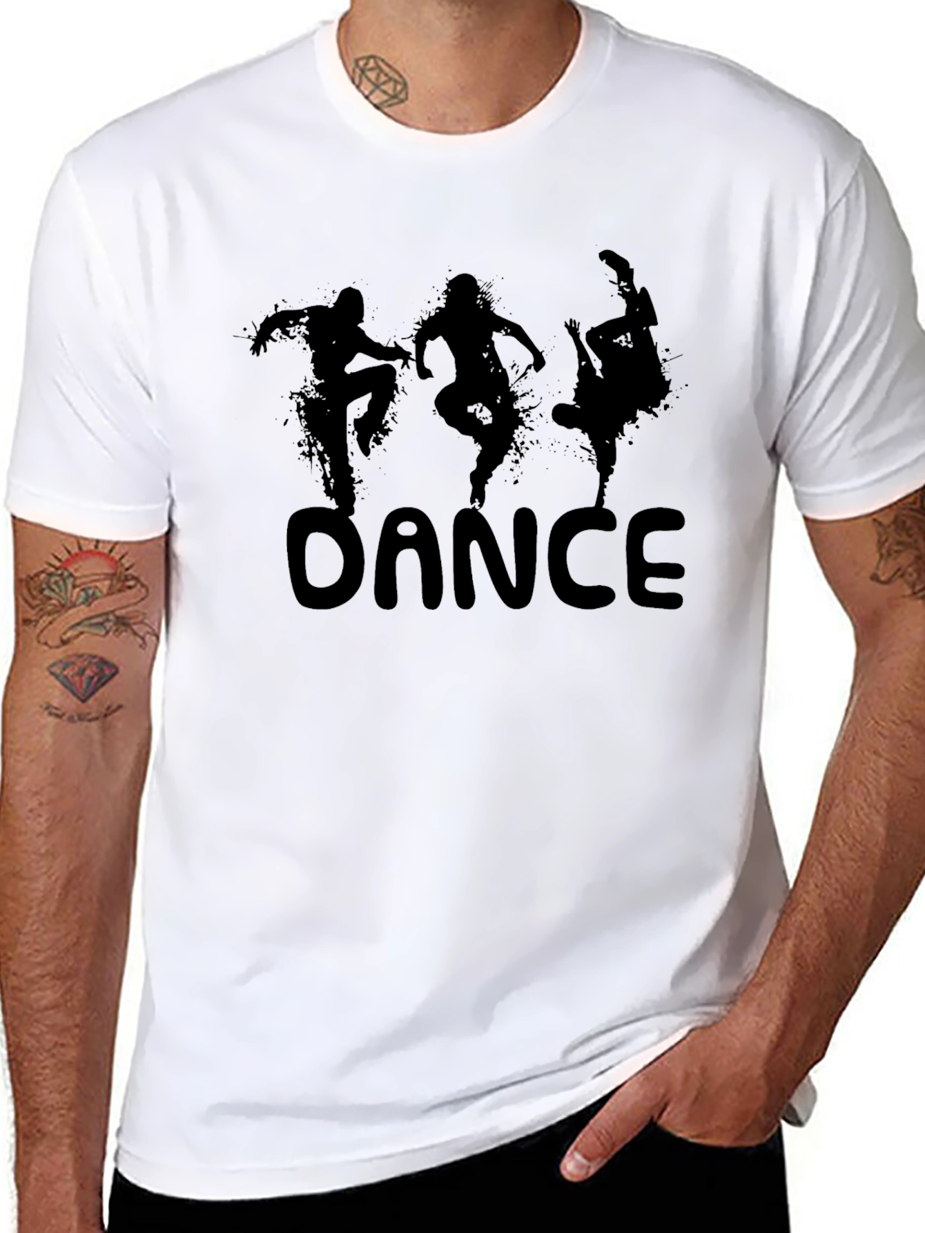 Dance Silhouette Black T-Shirt