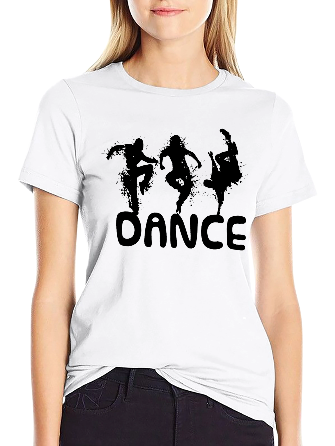 Dance Silhouette Black T-Shirt