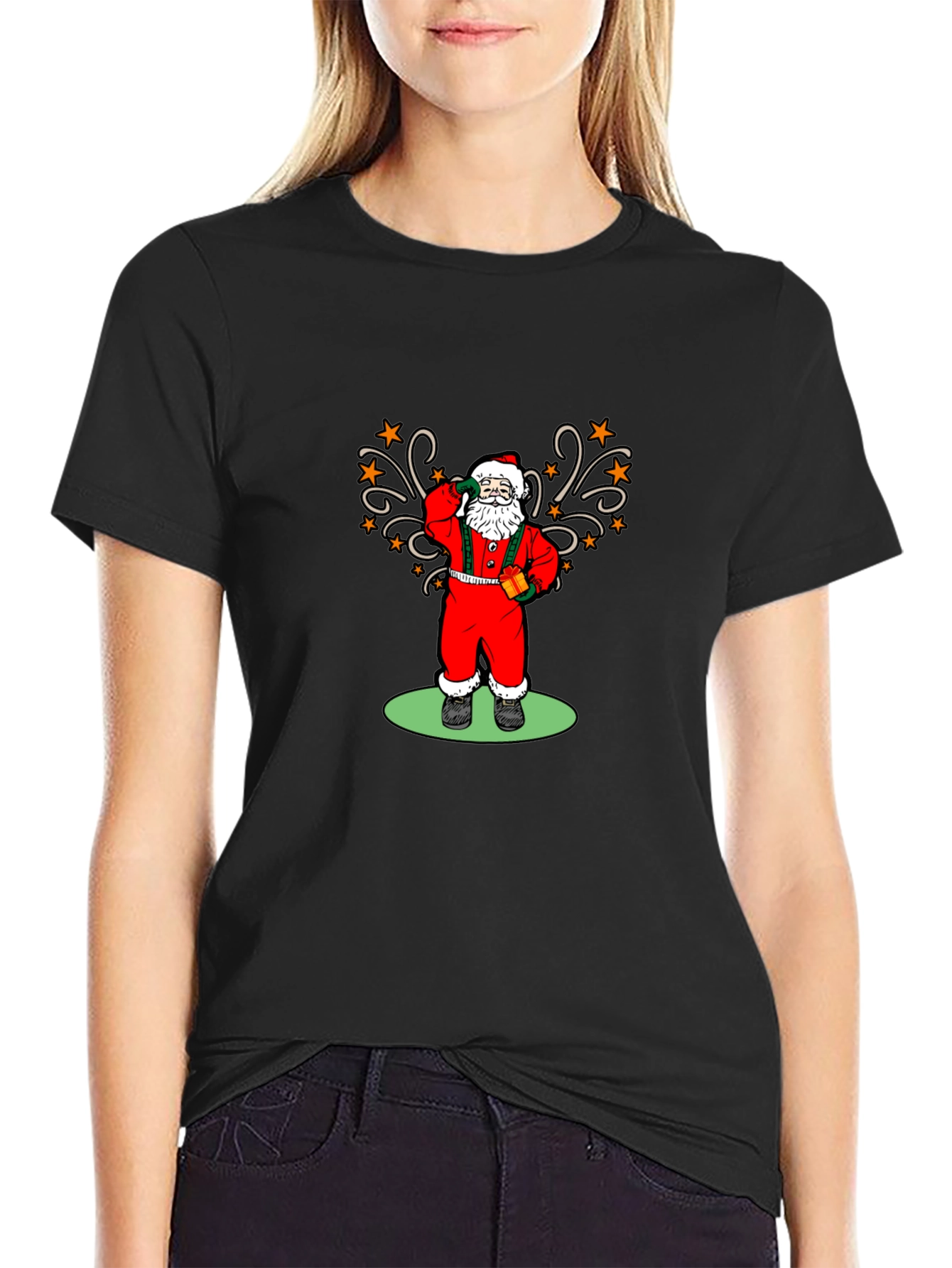Holiday Santa Graphic Tee