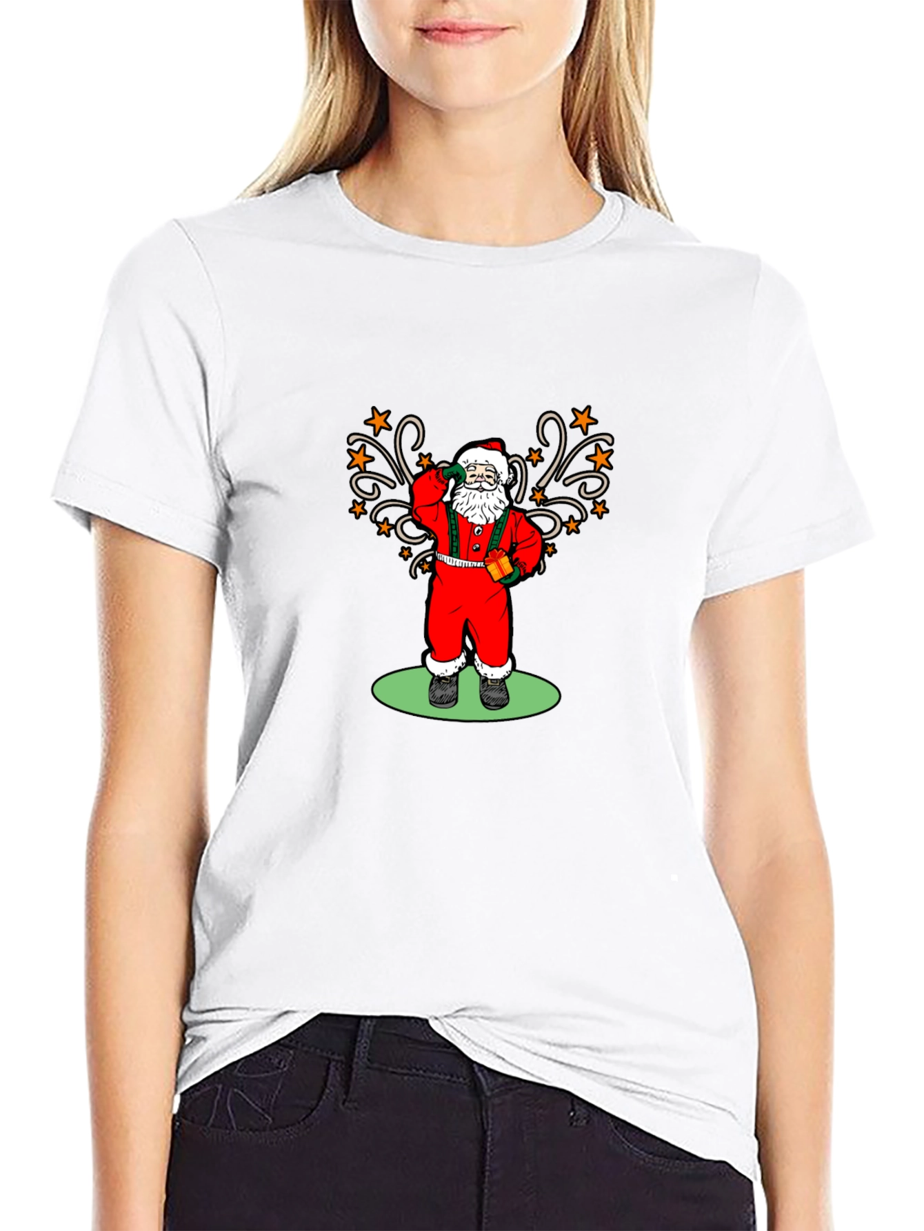 Holiday Santa Graphic Tee