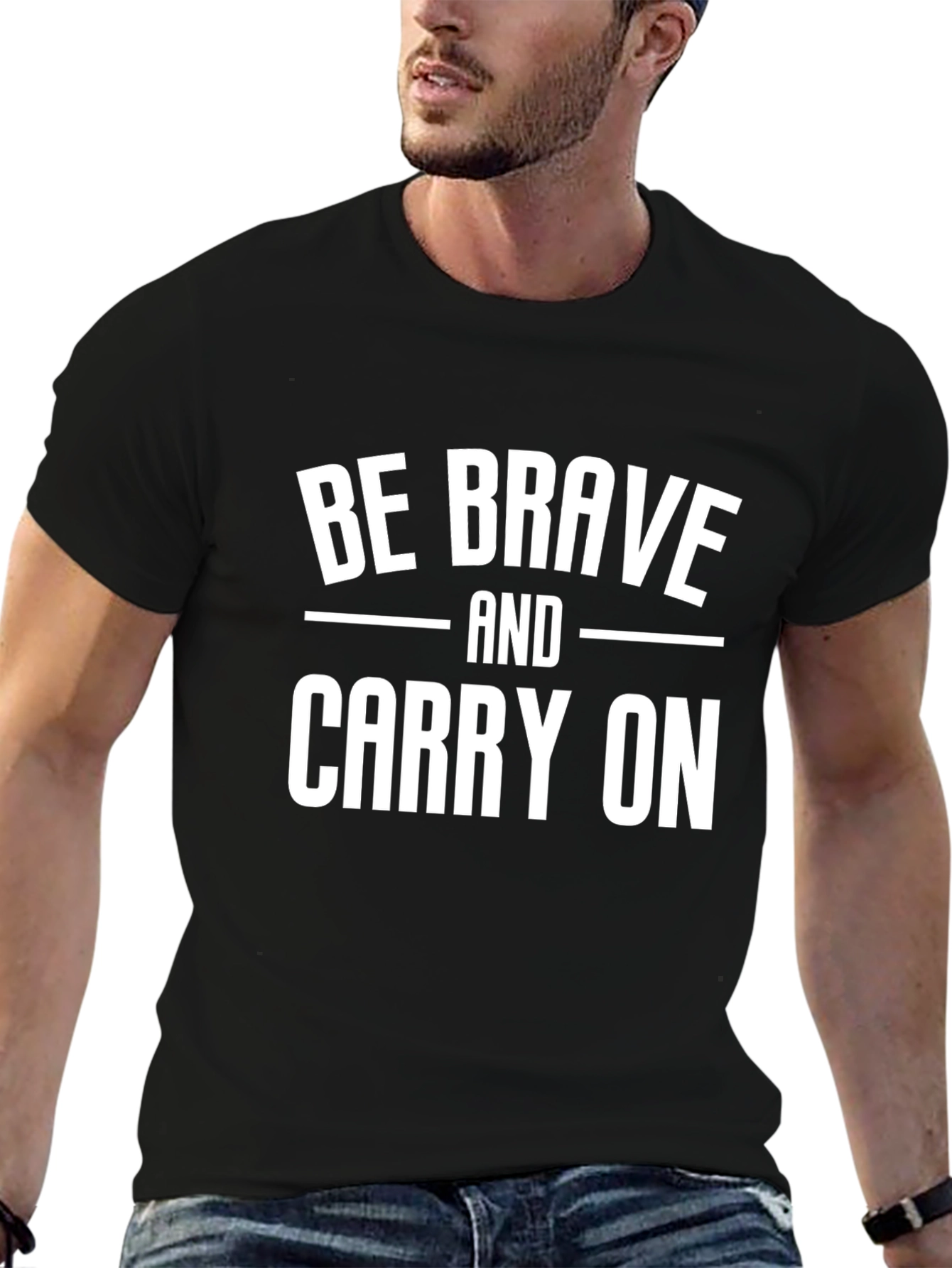 Be Brave and Carry On Graphic T-Shirt